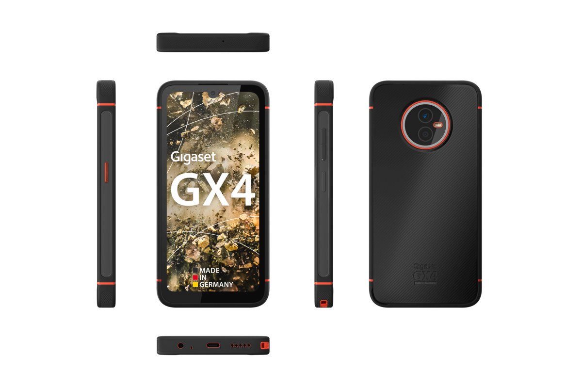 Gigaset GX4 PRO Smartphone (15,5 cm/6,1 Zoll, 128 GB Speicherplatz, 48 MP Kamera)