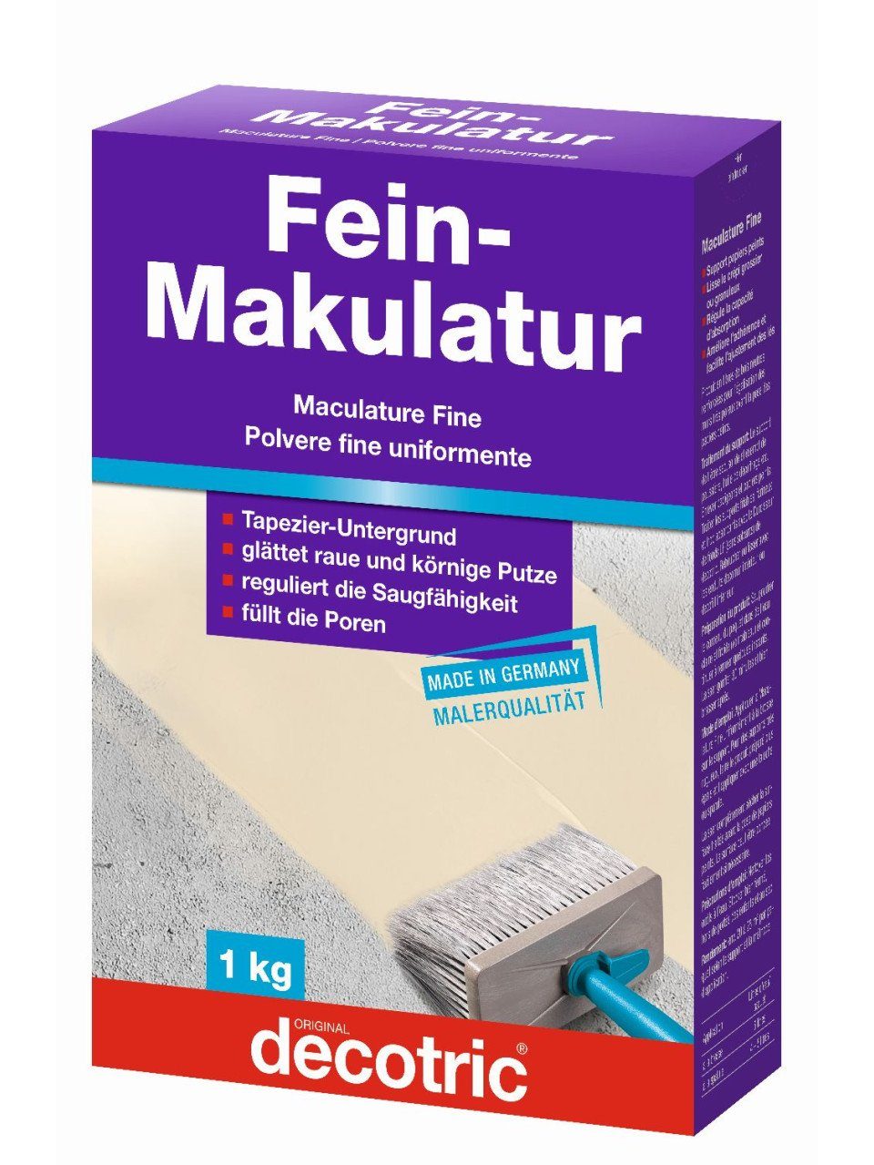 decotric® Wandgrundierung Decotric Fein-Makulatur 1 kg