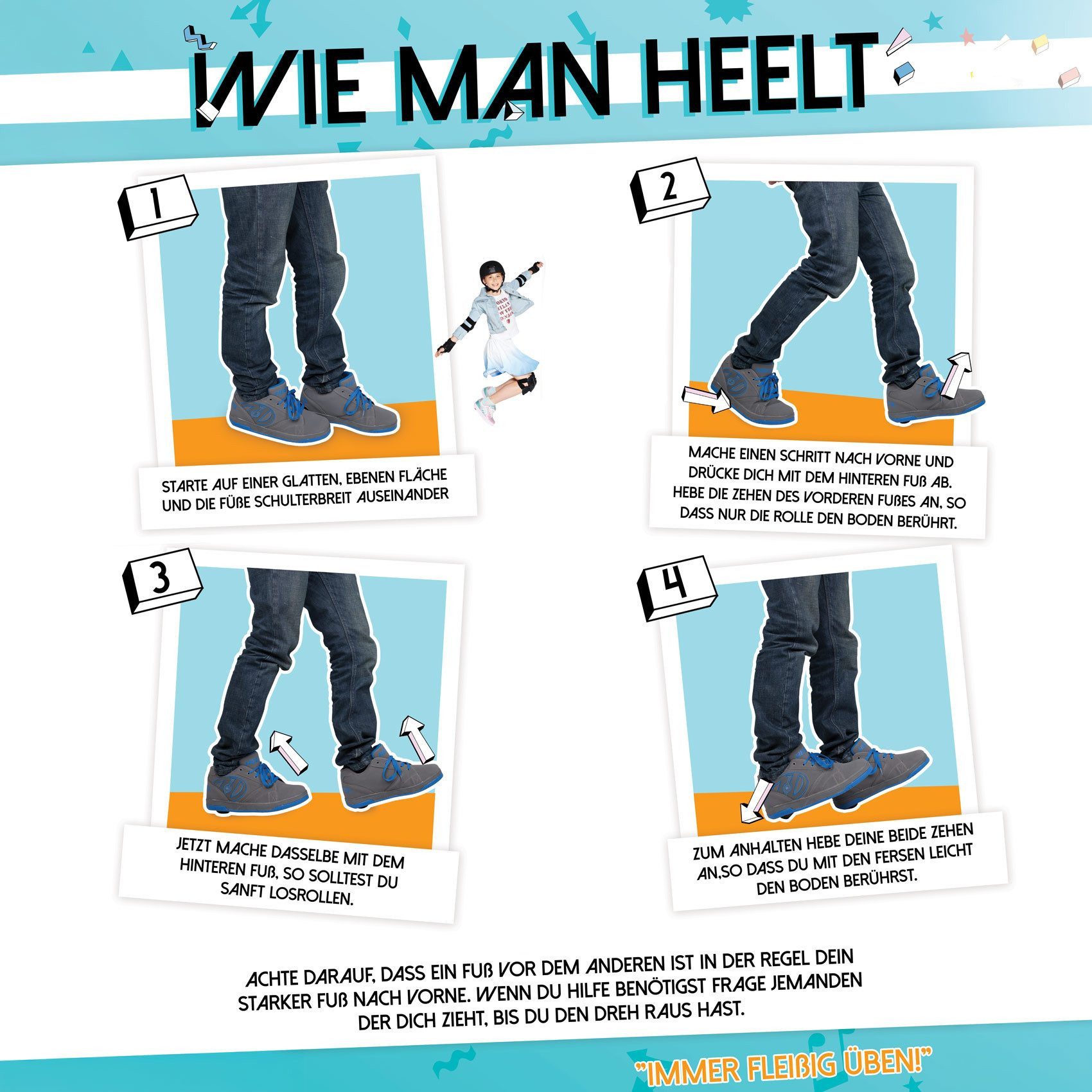 Heelys Rollschuhe Goleeh, Sneaker mit 1 Rolle pro Schuh