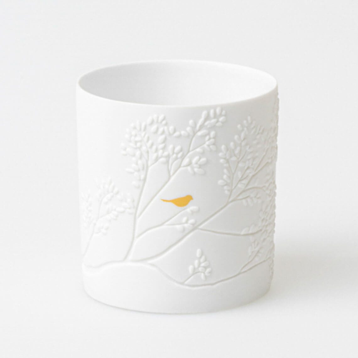 Räder Design Teelichthalter PORZELLANGESCHICHTEN. TEELICHTHALTER. GOLDVOGEL