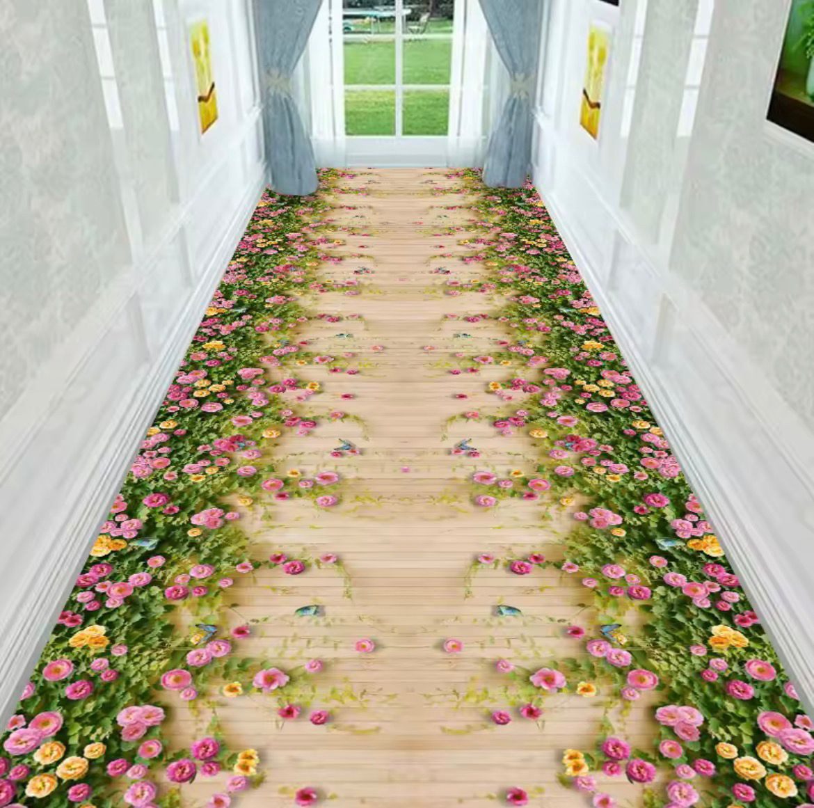DENU-Home Designteppich 3D Rutschfeste Teppiche Wohnzimmer Schlafzimmer Outdoor, Höhe: 200 mm, 3D Premium Druck