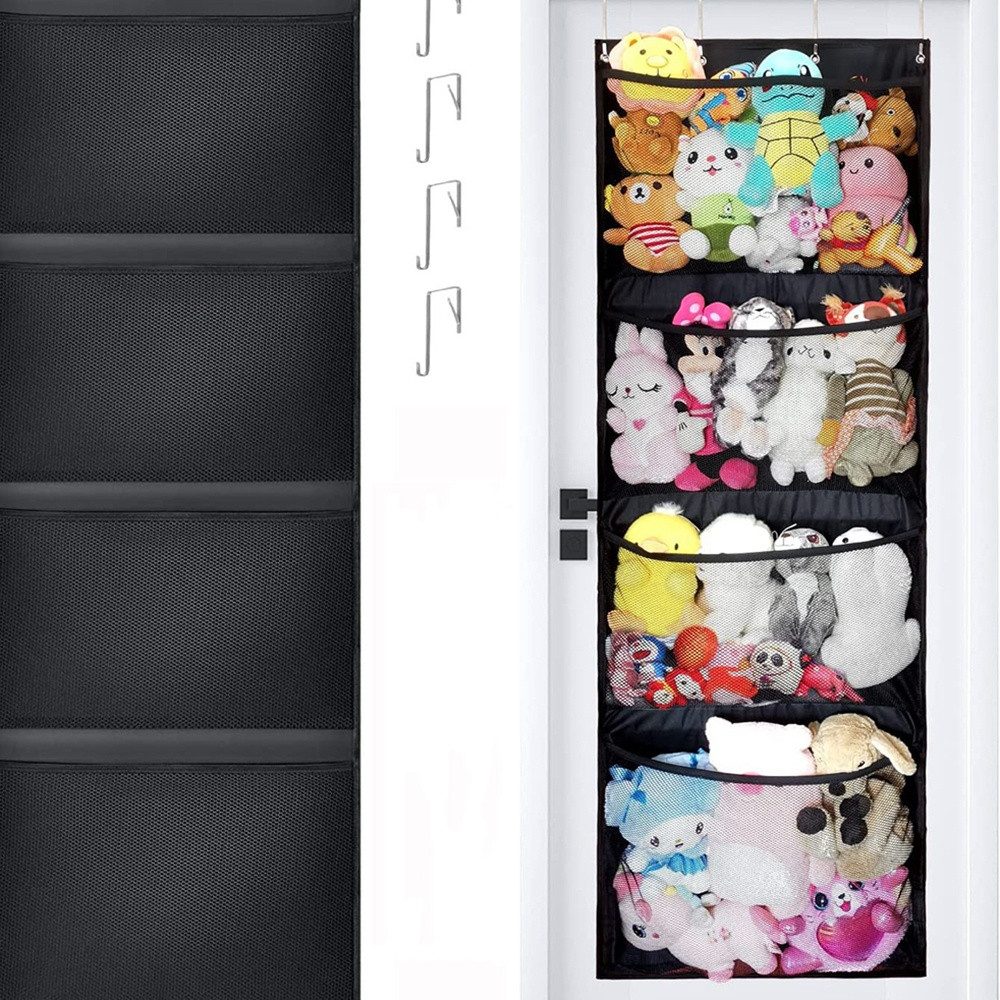 CLTYQ Hängeregal Hängeorganizer Aufbewahrung über der Tür,Taschen Organizer, Aufbewahrungshänger für Wohnzimmer, Schlafzimmer und Kinderzimmer