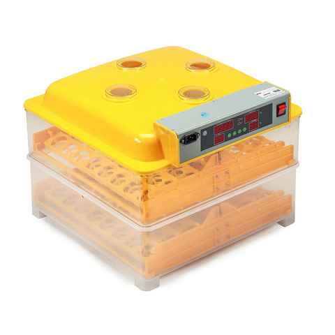 Mucola Hühnerstall Inkubator 96 Eier Brutapparat Brutkasten Brutmaschine Brutschrank, Automatisches Wendesystem + Temperatursteuerung