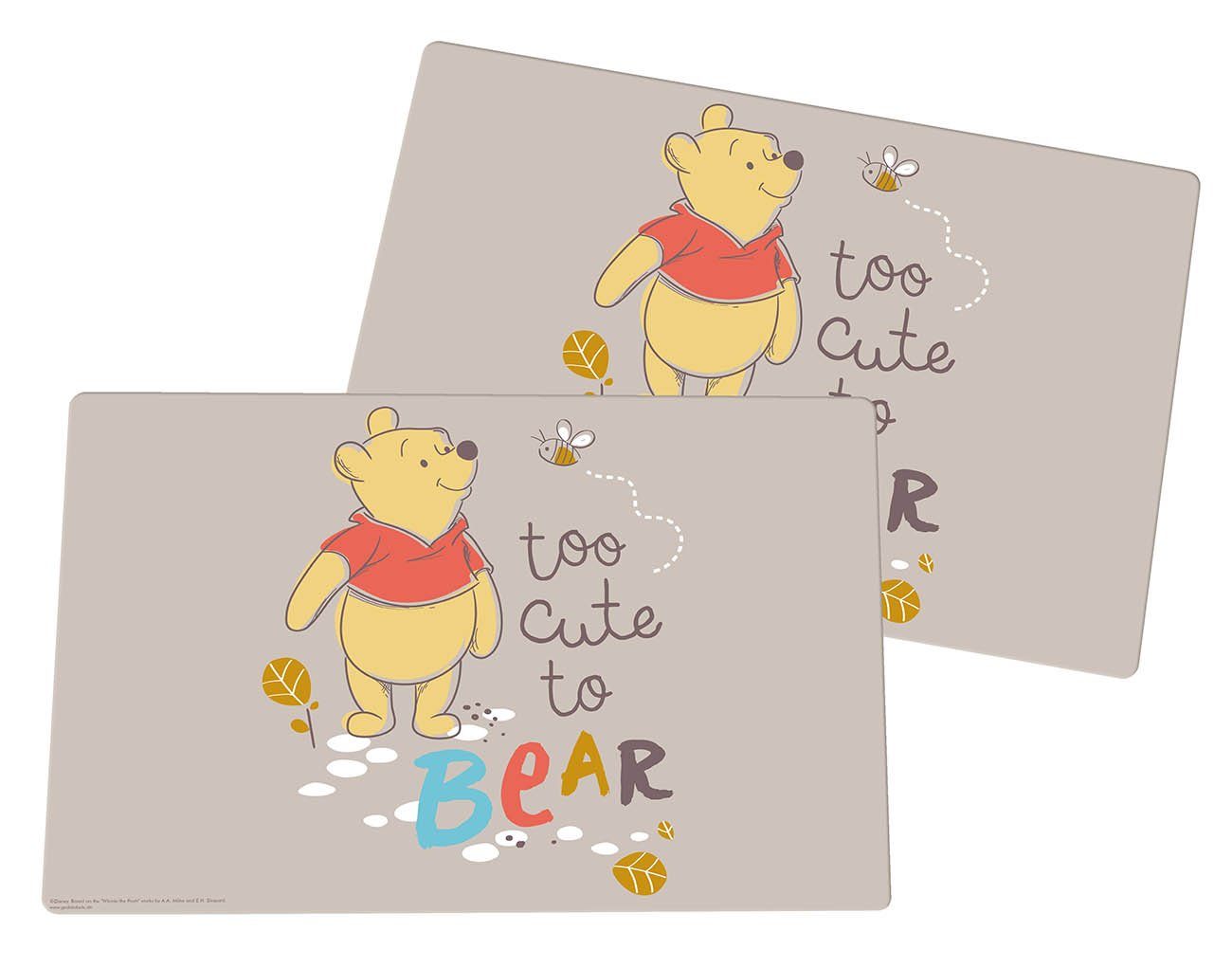 Platzset Winnie Pooh too Cute to Bear 2er Set