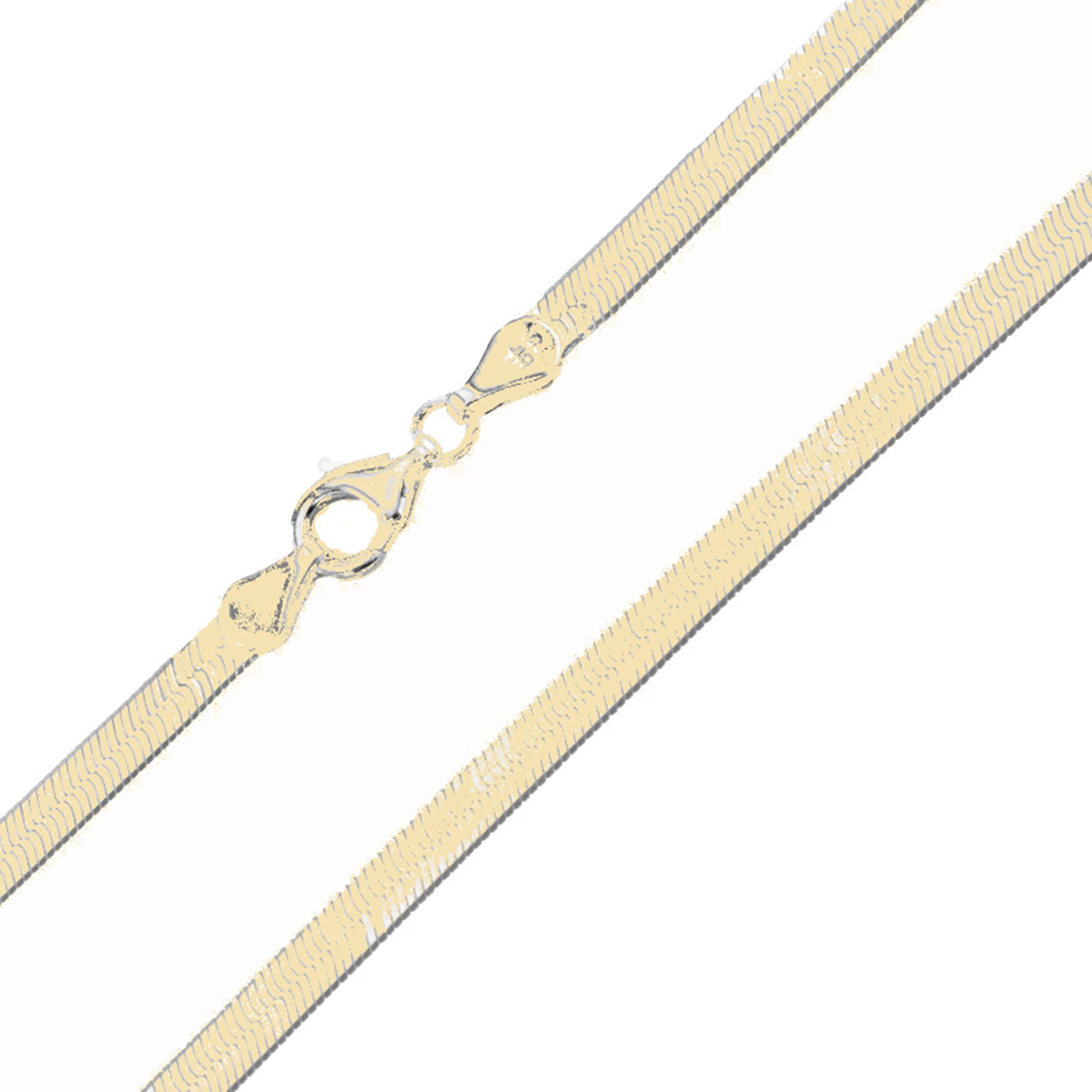 Cavill Goldkette Heringbone-Halskette, 375er Gelbgold, 3,05 g (1-tlg)