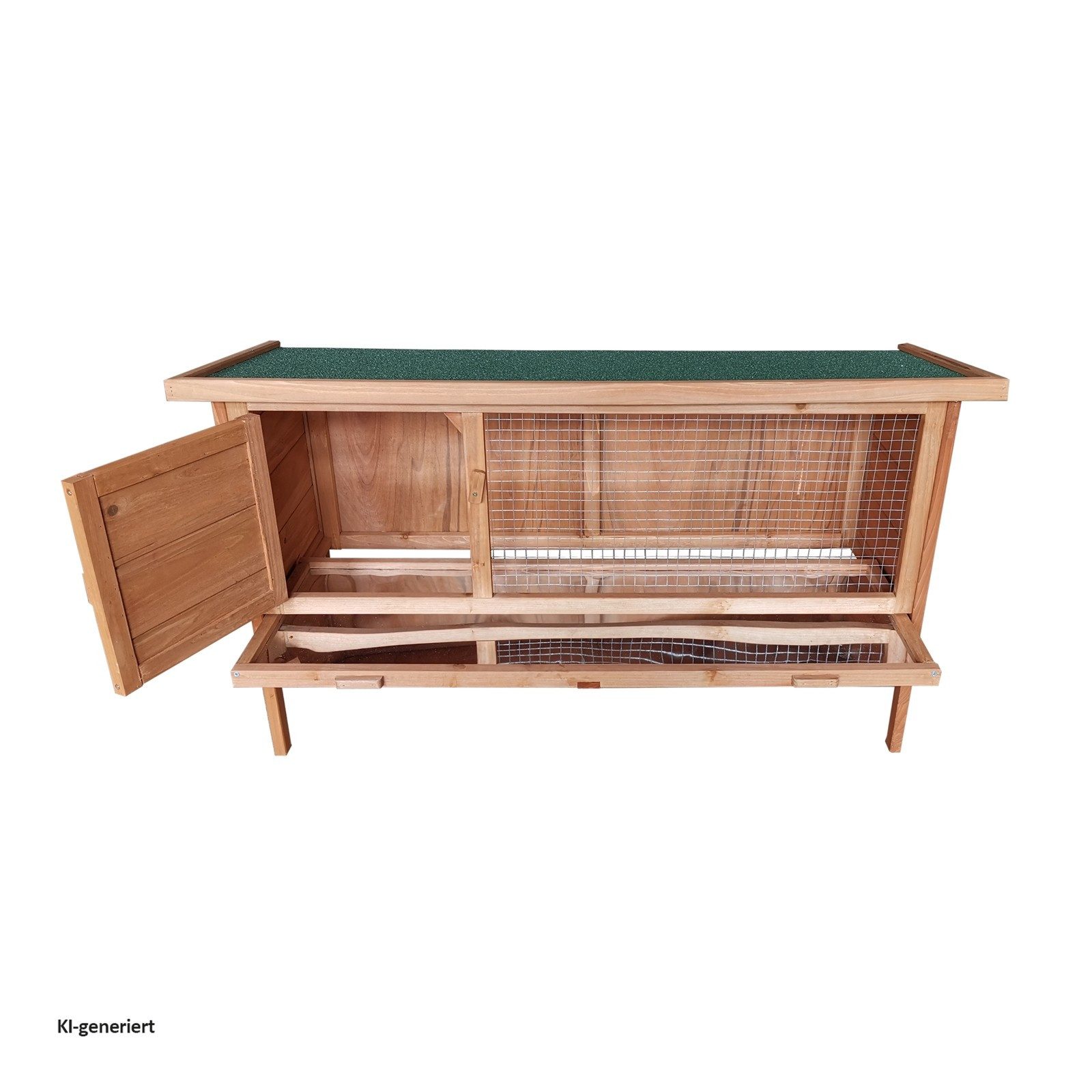 HTI-Living Kleintierstall Hasenstall aus Holz, Nagerkäfig Kleintiergehege