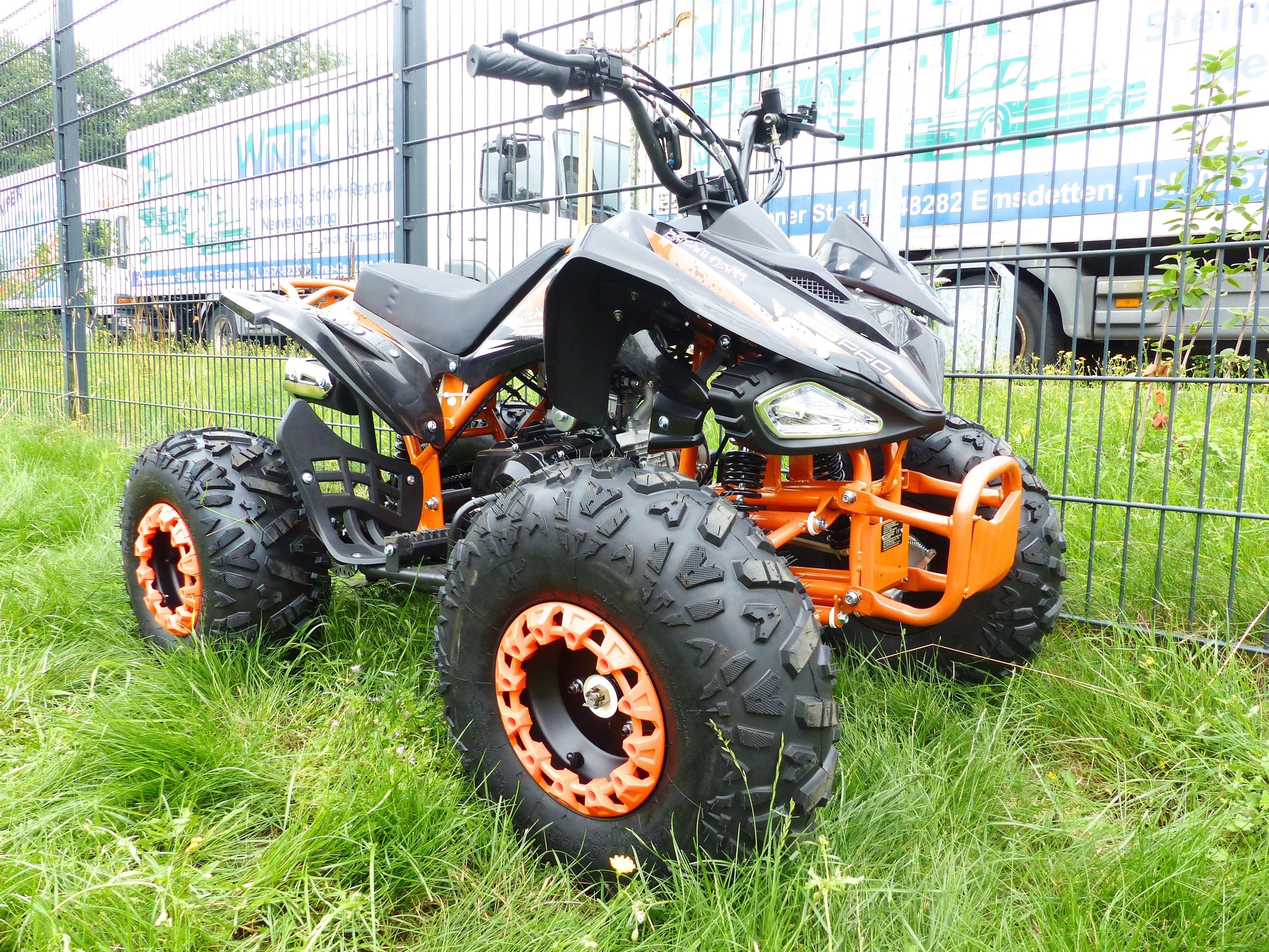 KXD Quad 125ccm Quad ATV Kinder Pitbike 4 Takt Quad 8 Zoll KXD ATV 004 Orange