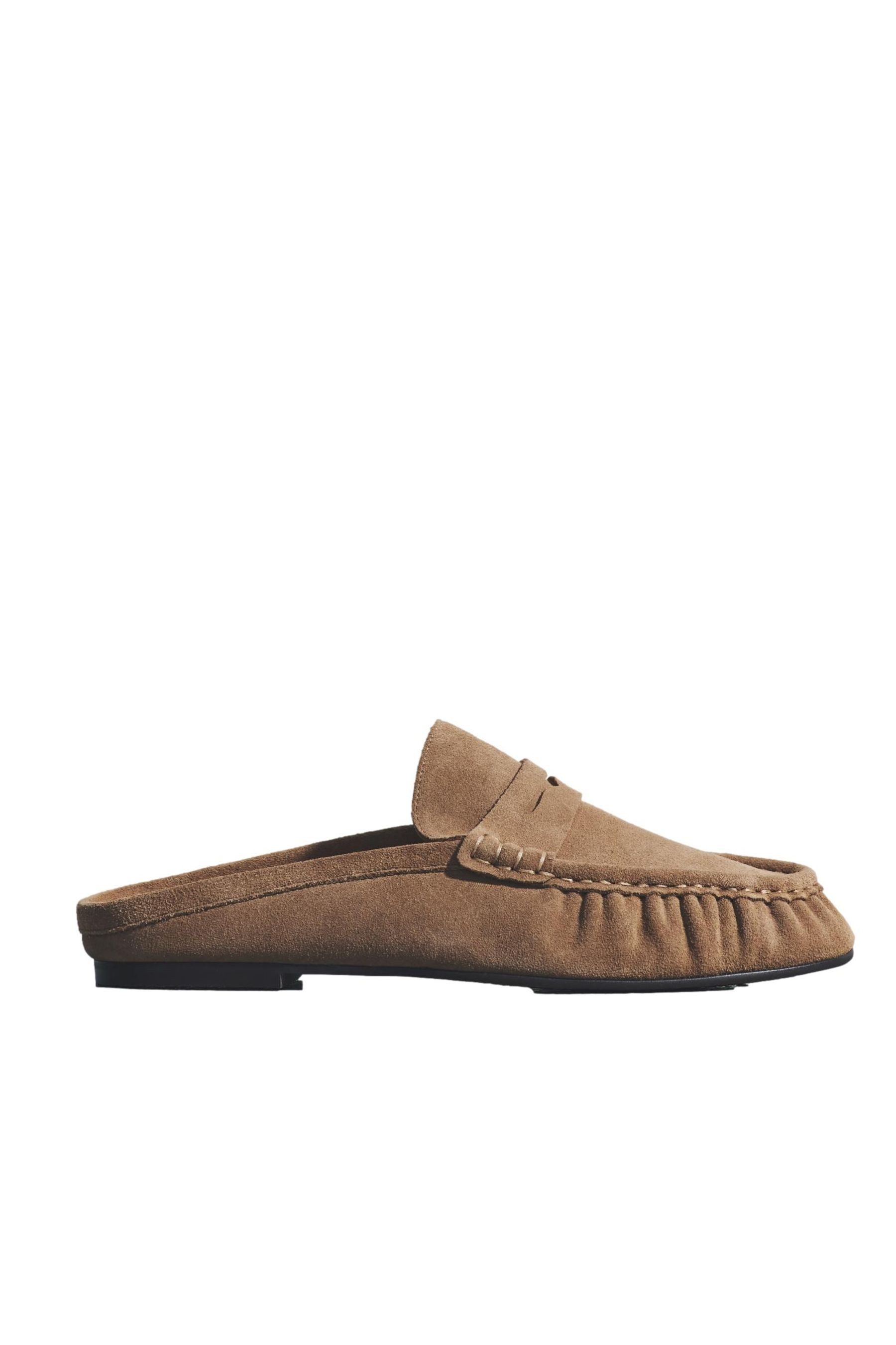 The Set The Set fersenfreie Loafer, Premium-Veloursleder Loafer