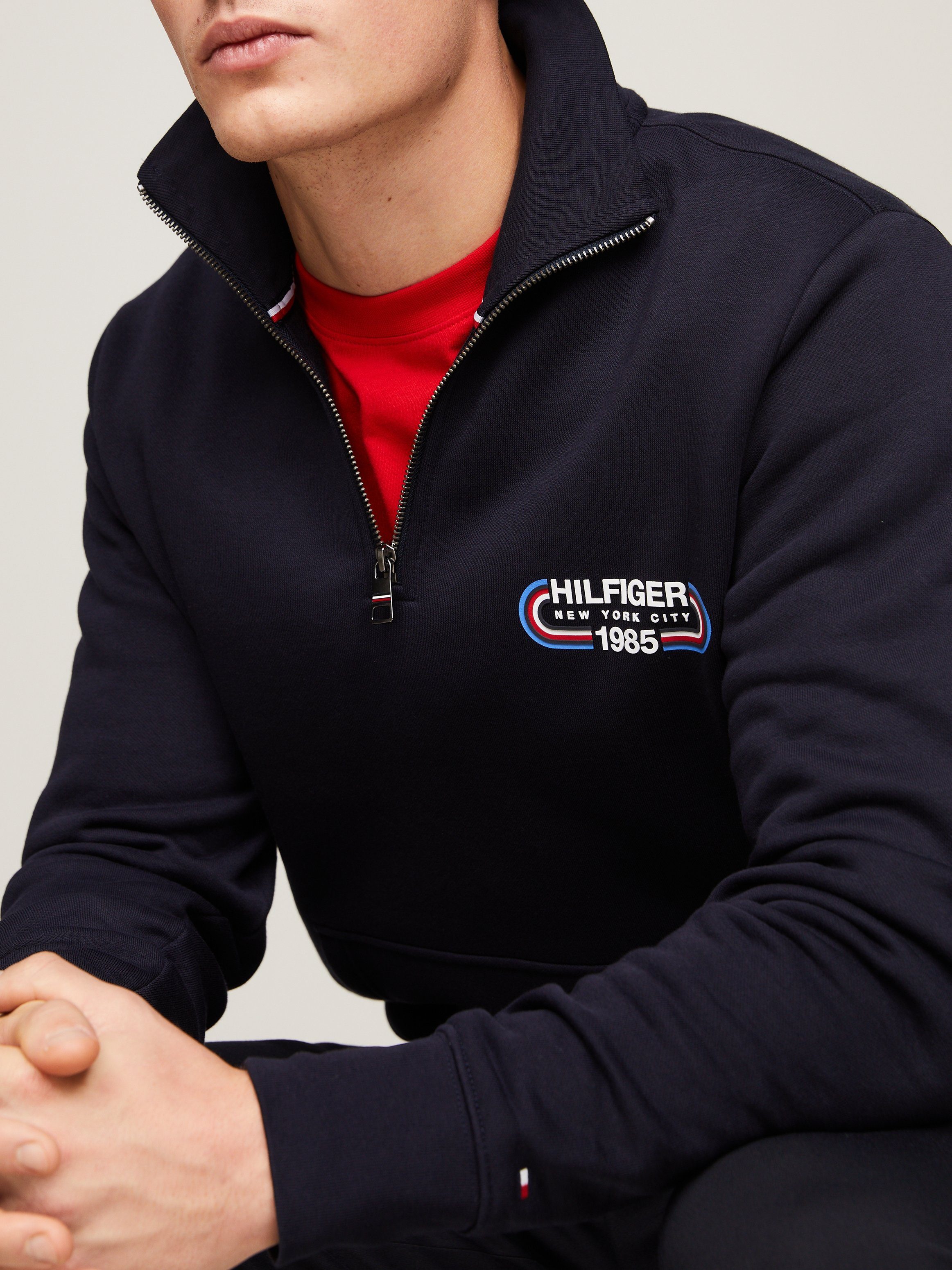 Tommy Hilfiger Sweatshirt HILFIGER TRACK GRAPHIC günstig online kaufen