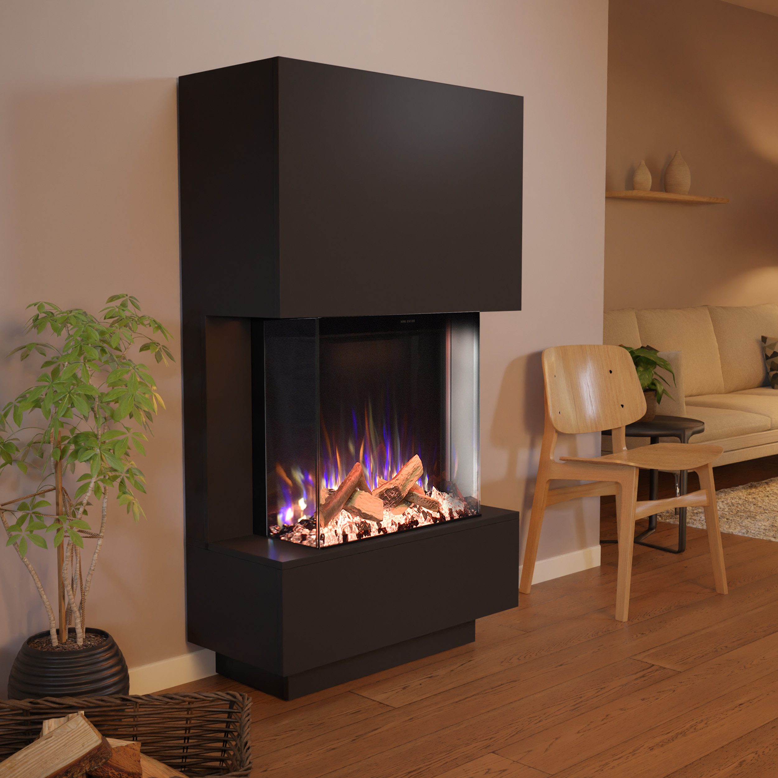 GLOW FIRE Elektrokamin PR14 E-Motion 3D, Elektrischer Kamin mit 3D Feuer mi günstig online kaufen