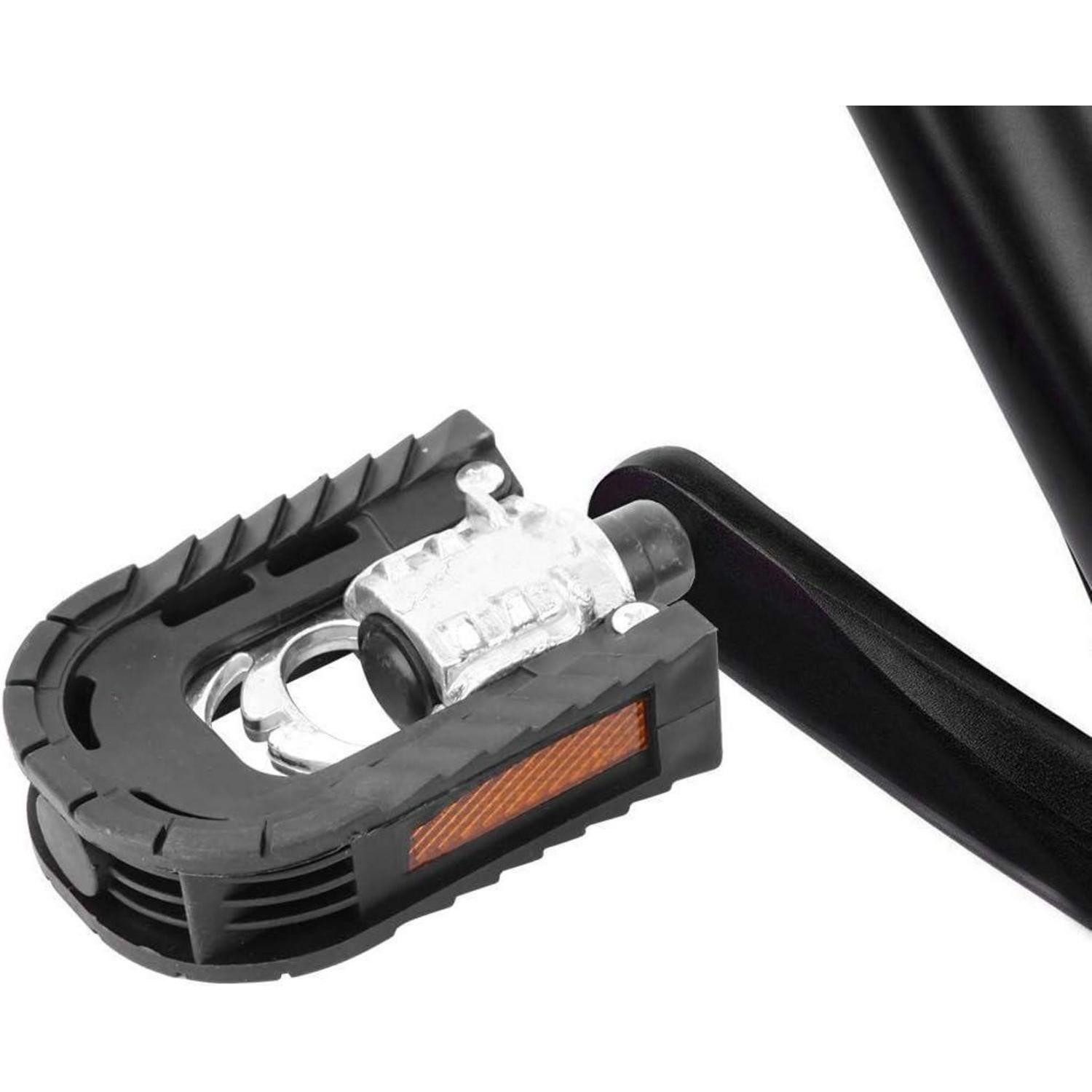 LuxusKollektion Klapppedale Fahrradpedale Klappbar Aluminium Schwarz