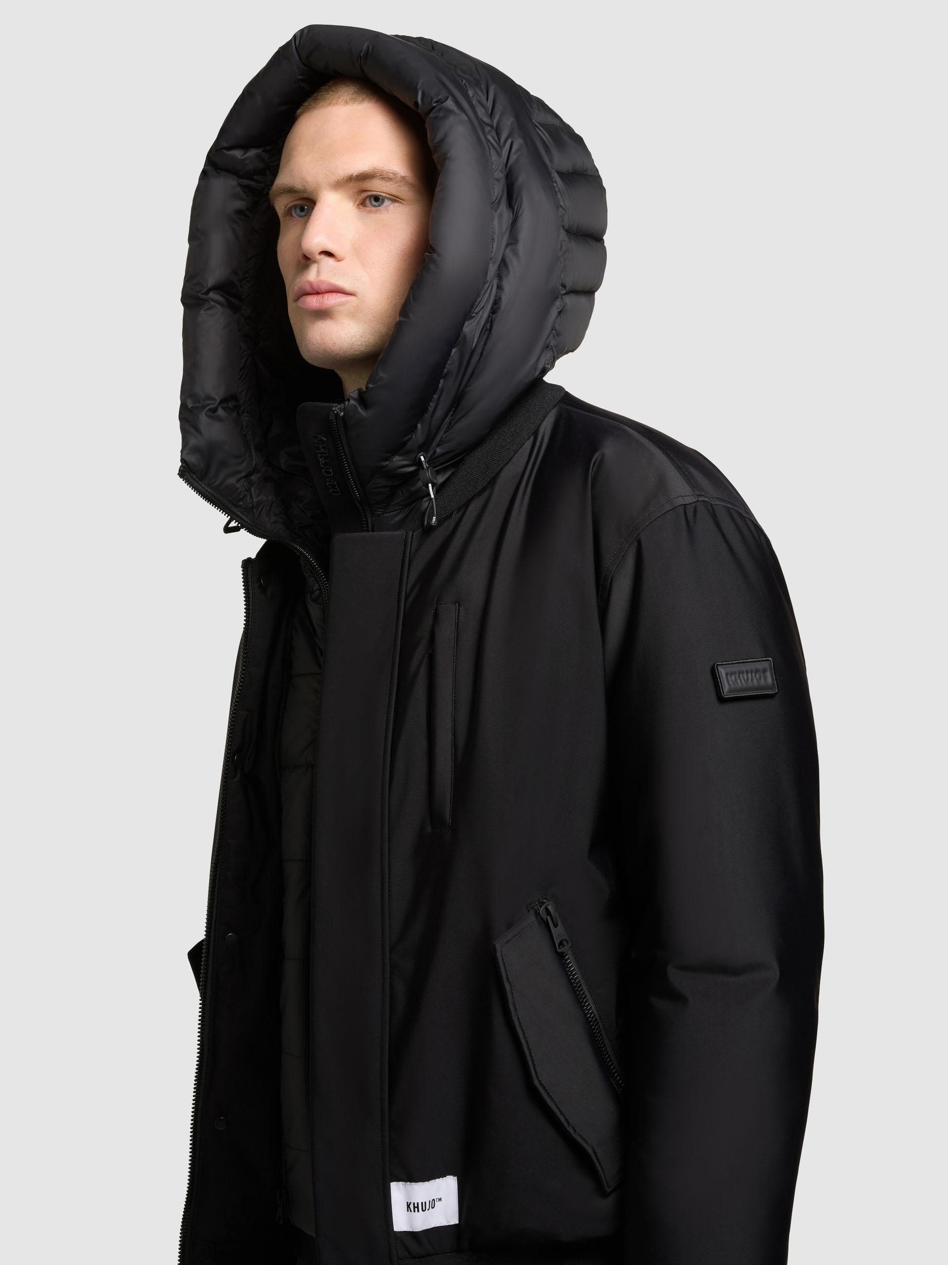 khujo Outdoorjacke Clemat Warme Winterjacke mit abnehmbarem Inlayer