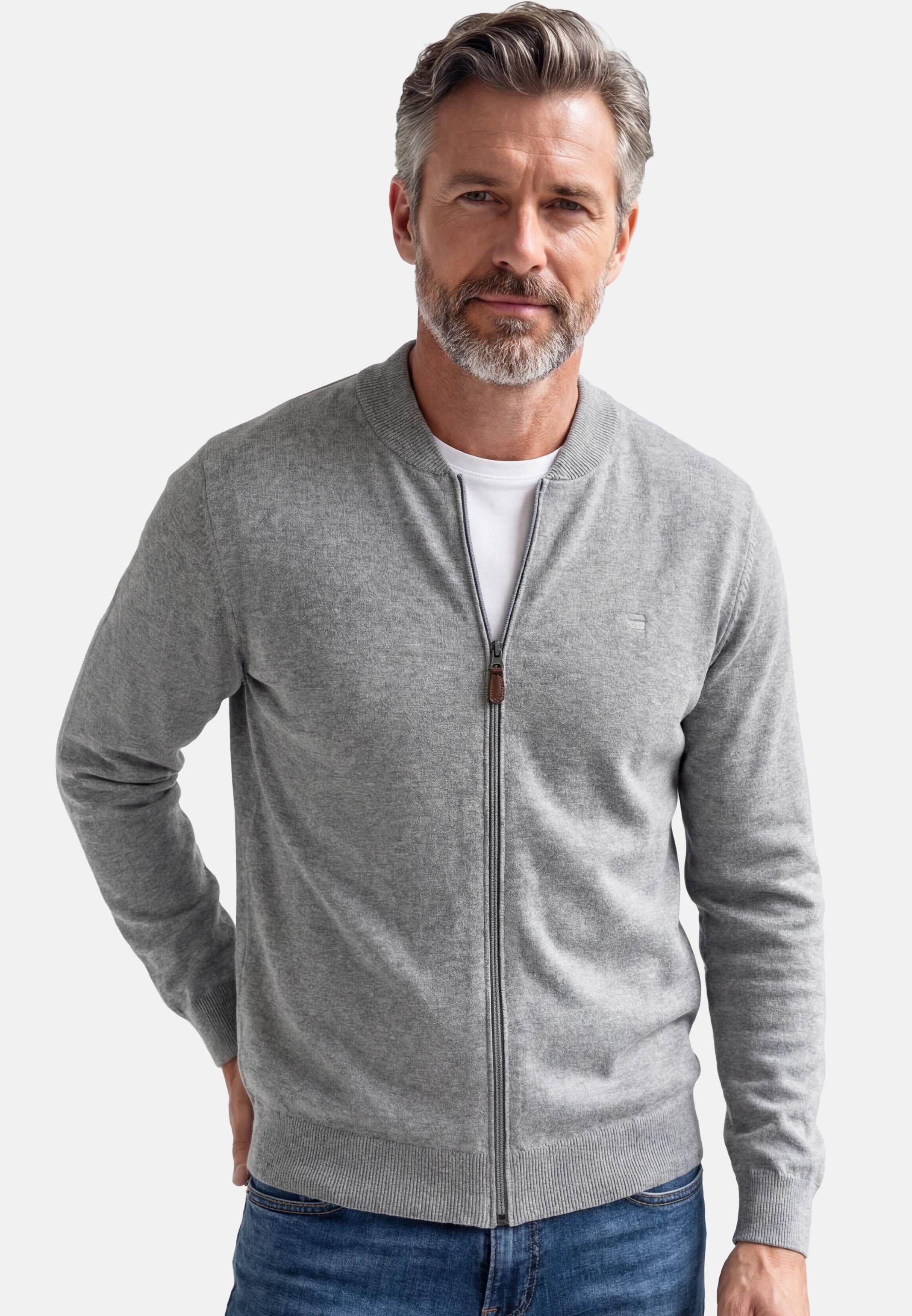 Redmond Strickjacke Basic (1-tlg) Strickjacke - Baumwolle - Atmungsaktiv - Weicher Feinstrick