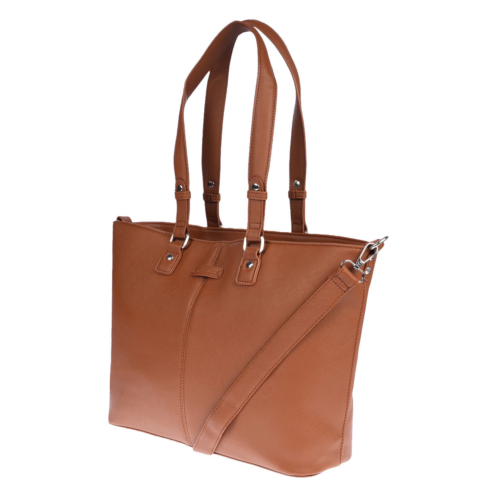 Christian Wippermann Umhängetasche Damen Tasche Schultertasche Umhängetasche Crossover Bag (einzeln), Leder Optik Handtasche