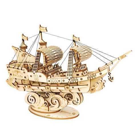 ROKR 3D-Puzzle Sailing Ship, 118 Puzzleteile