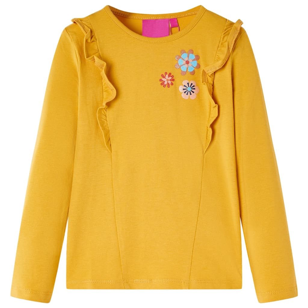 Langarmshirt Kinder-Langarmshirt Dunkelocker 104