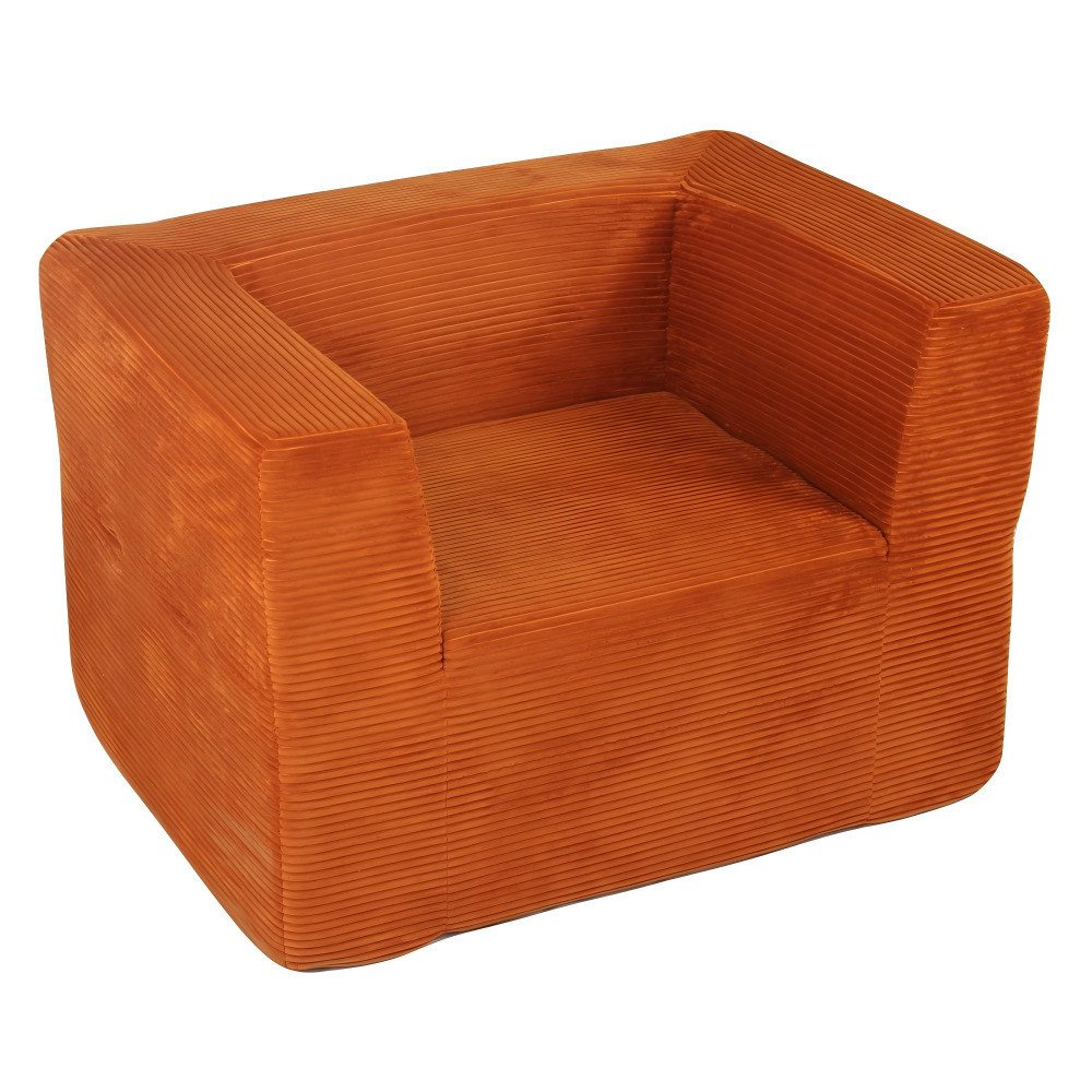 Happy Home Sofa Modernes Einzelsofa mit verstellbarer Rückenlehne armloser Relaxsessel