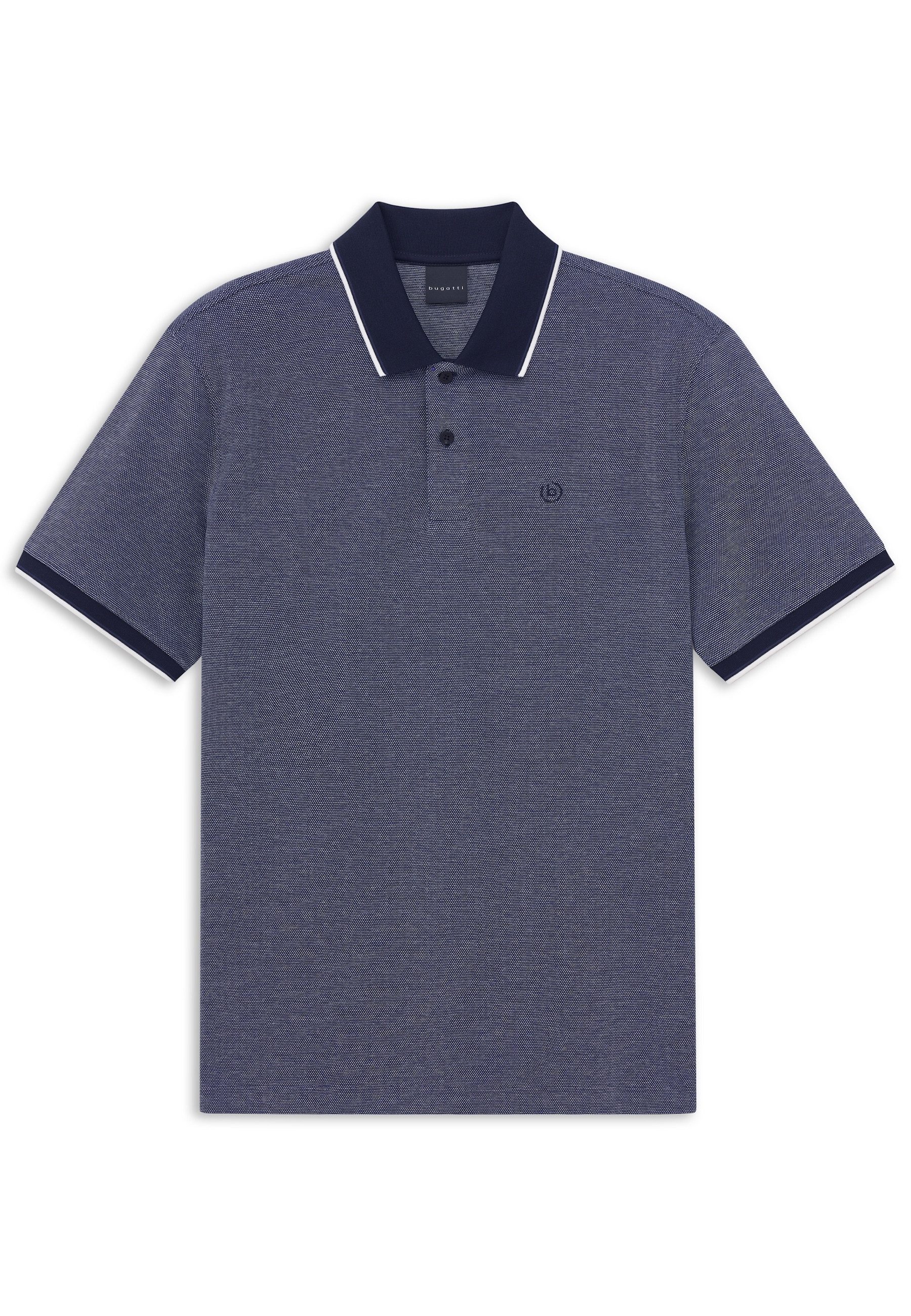 bugatti Poloshirt Modern Fit mit dezenter Stickerei