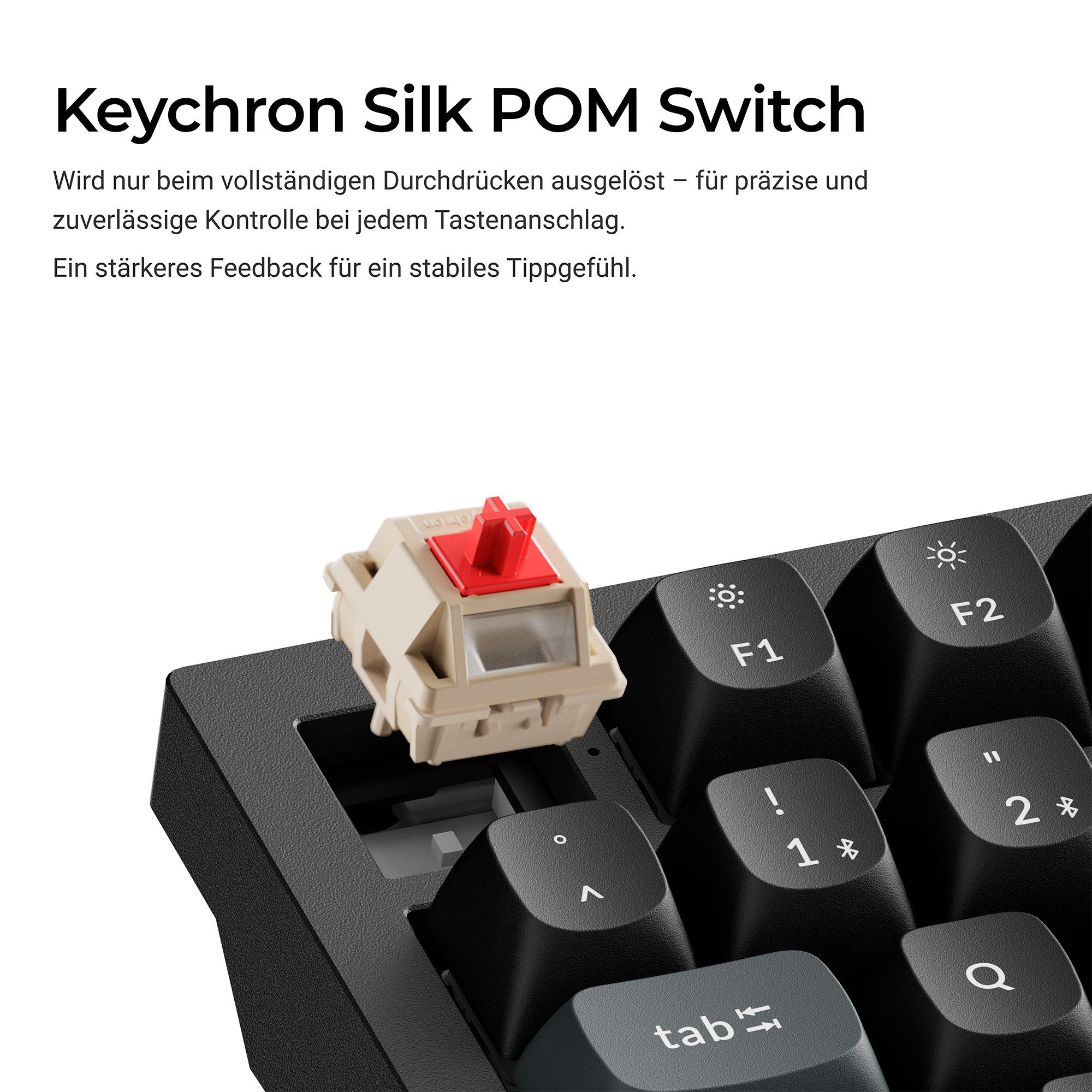 Keychron Keychron V6 Ultra 8K, Gaming-Tastatur, (Hot-Swap, Tastatur