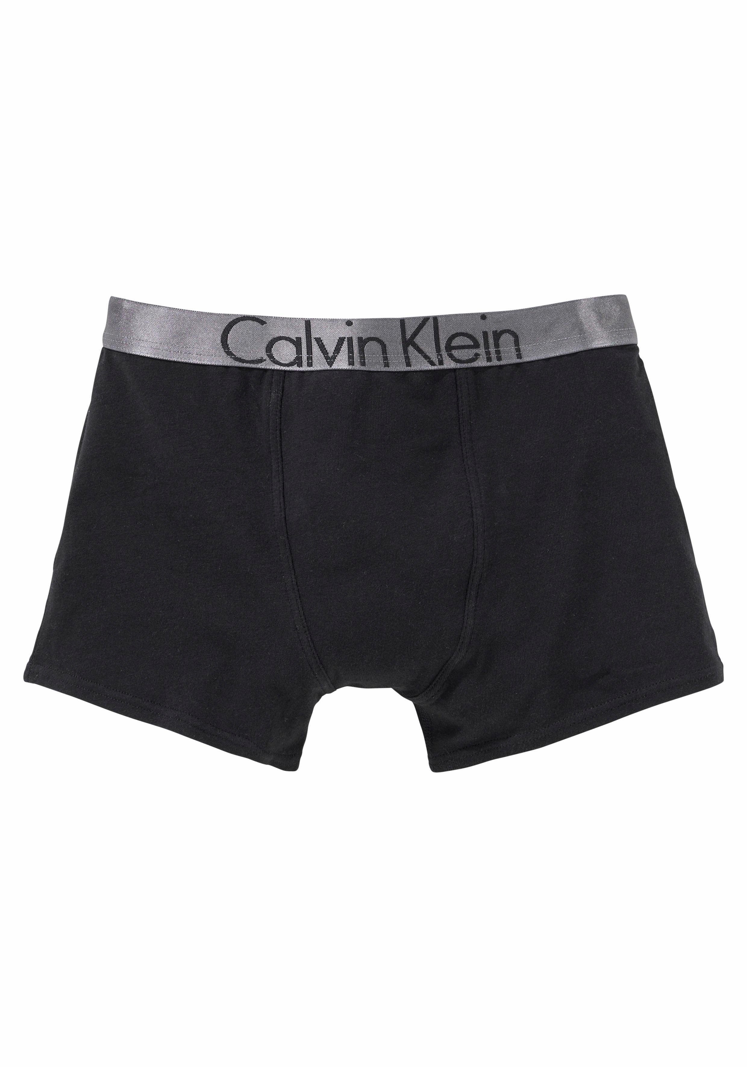 (2-St) silberfarbenen Junior Kids Bund Klein Kinder Underwear Boxer MiniMe,mit Calvin