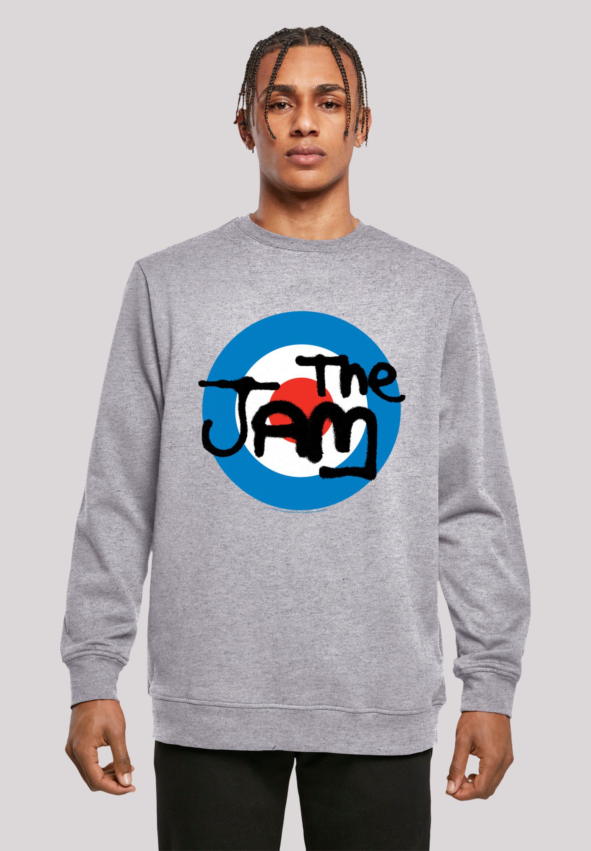 F4NT4STIC Sweatshirt The Jam Band Classic Logo Premium Qualität heather grey
