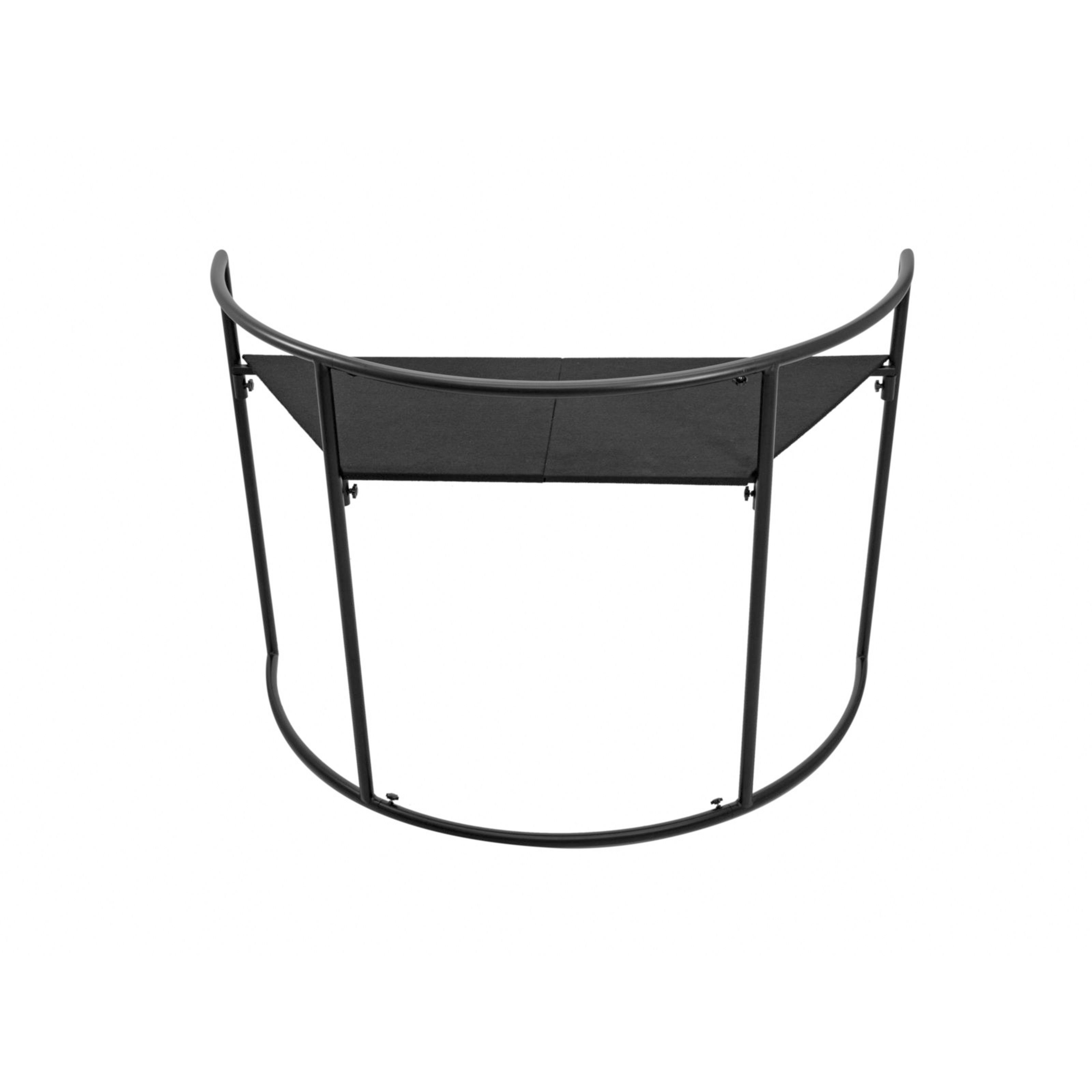 Omnitronic Keyboardständer, (DJ-Möbel, DJ-Tische), Curved Mobile Event Stand, black - DJ Tisch