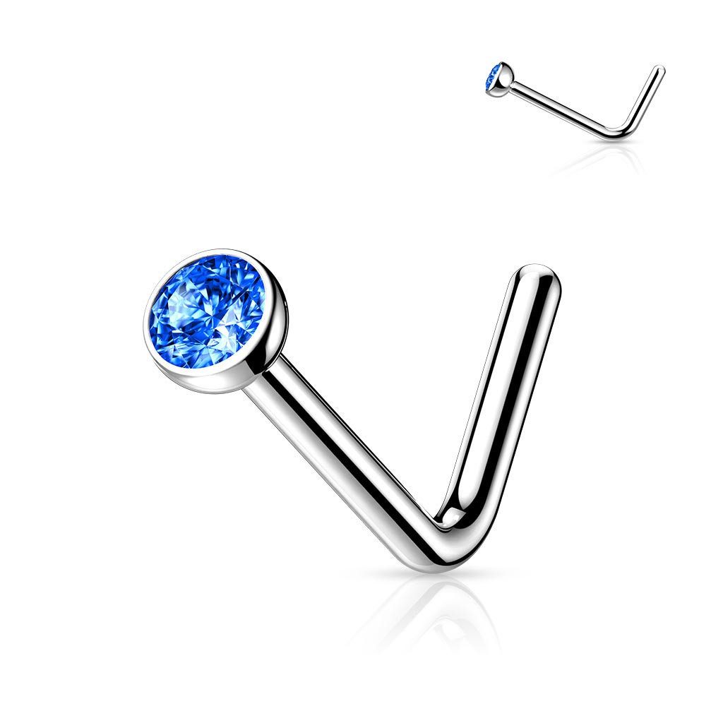 Order & Smile Schmuck Nasenpiercing Nasenstecker Titan: Nasenpiercing Krist günstig online kaufen