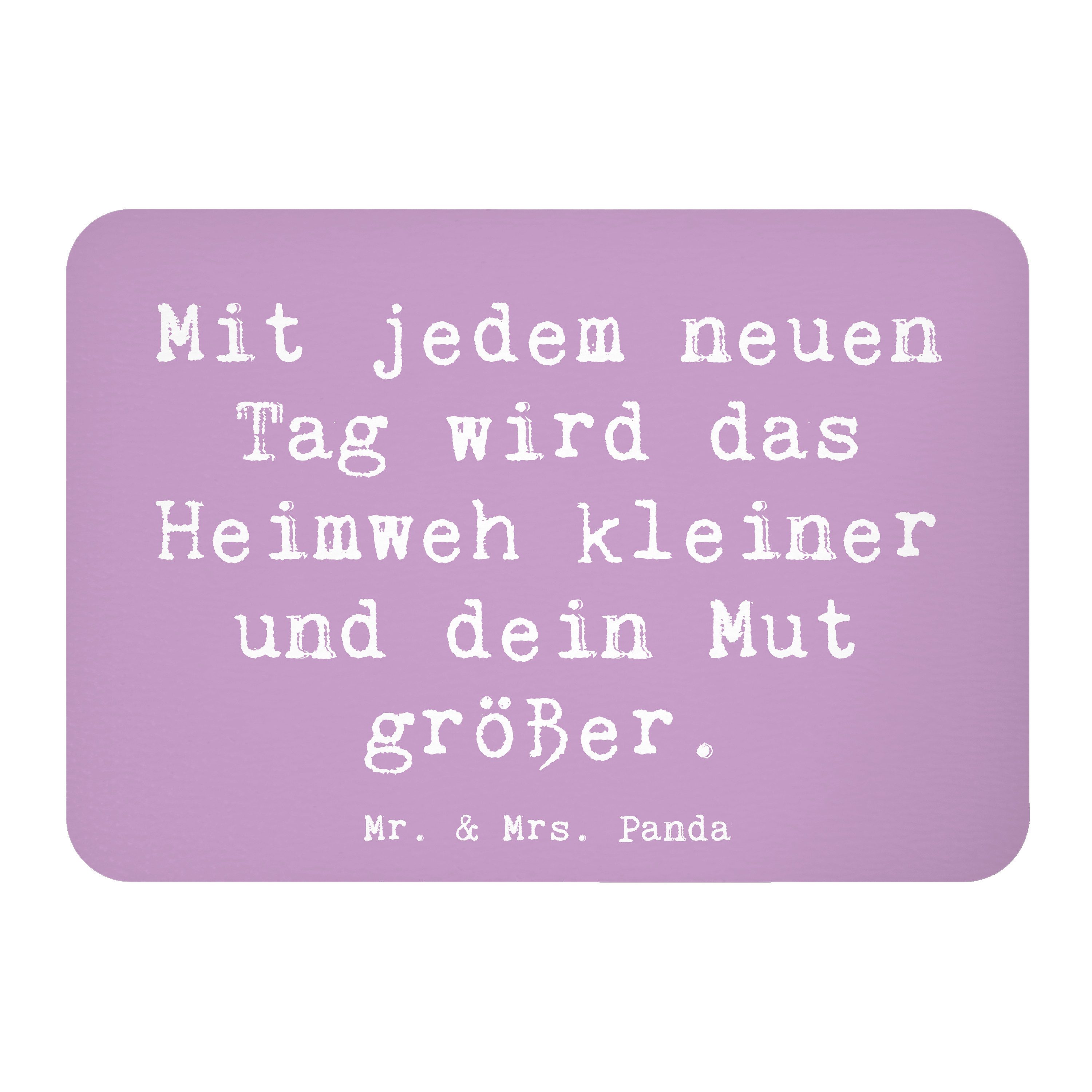 Magnet Spruch Heimweh überwinden Mut - Lavendeltraum - Geschenk, Sonnenstrah