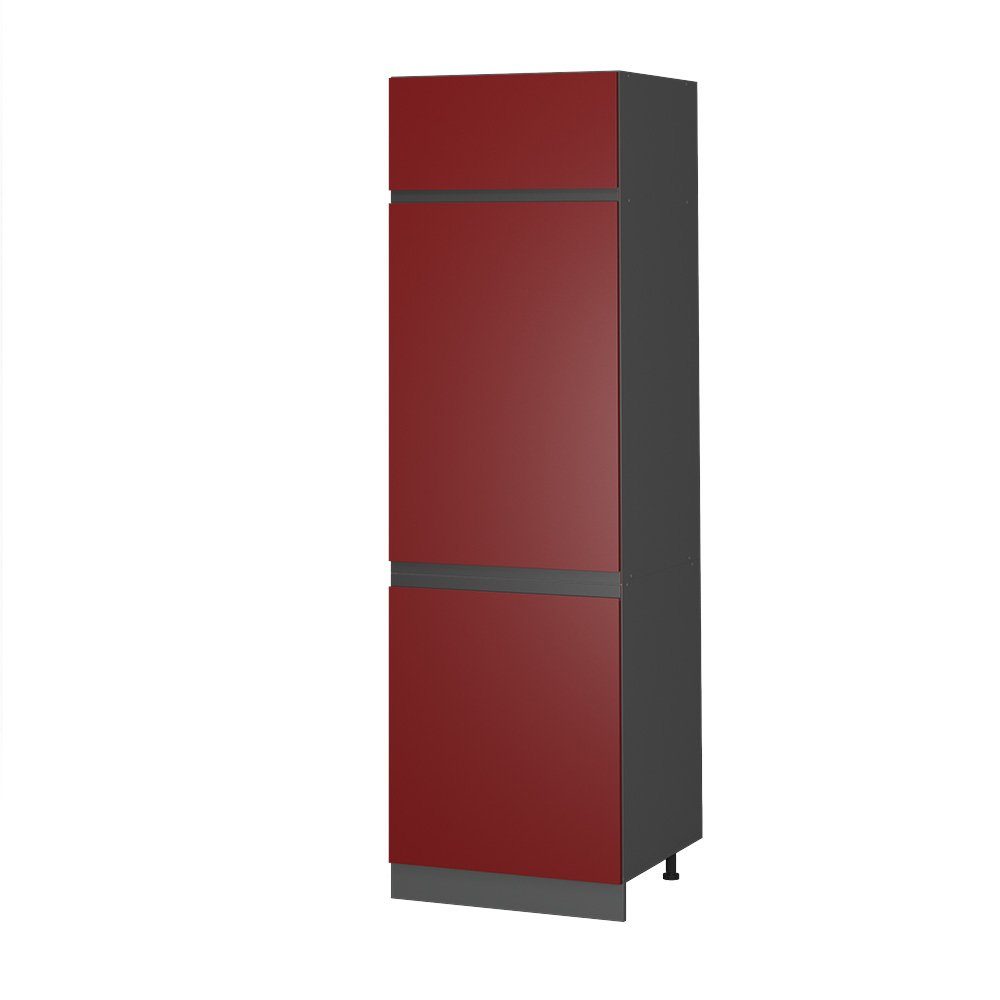 Vicco Kühlumbauschrank R-Line, Rot/Anthrazit, 60 cm günstig online kaufen