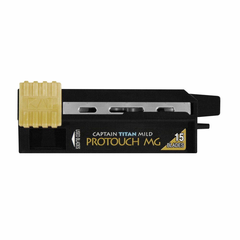 KAI Rasierklingen Captain Razor Titan Mild Protouch 15 Stück, 15-tlg.