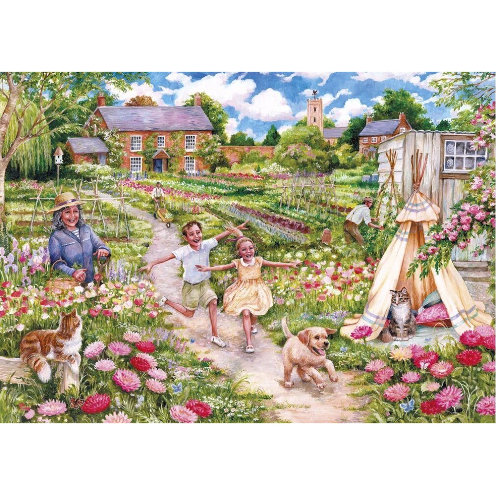 GIBSONS Puzzle GIBSONS Puzzle Erinnerungen an die Kindheit 500 Teile, Puzzleteile