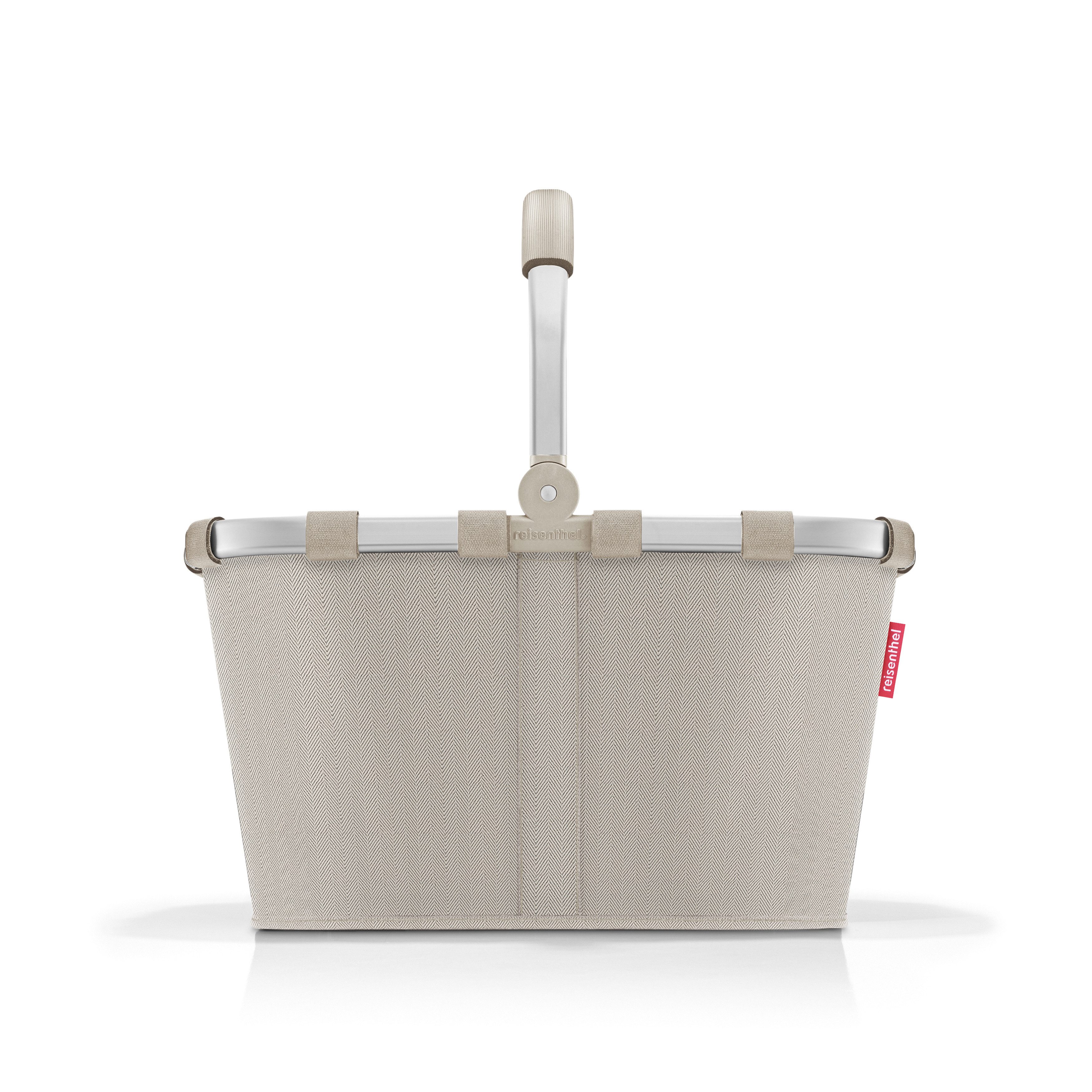 REISENTHEL® Einkaufskorb carrybag, 22 l, Standfüße, ummantelter Griff zum Umklappen, Innentasche Reißverschluss