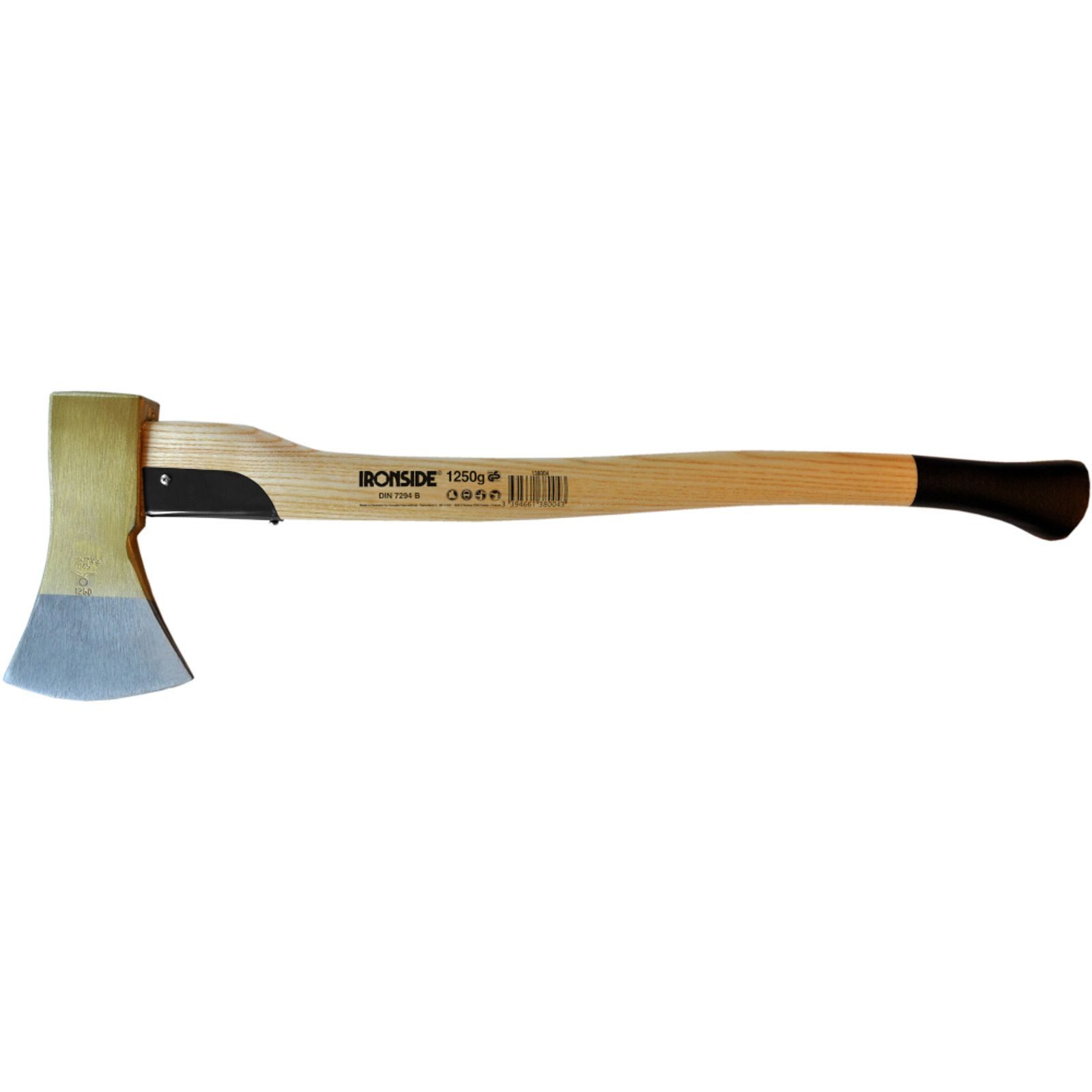 IRONSIDE Axt Forstaxt 1400 g Eschenstiel FSC mit Schlagschutz