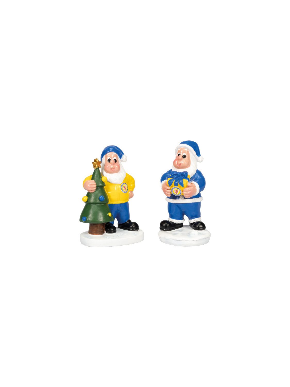 Eintracht Braunschweig Christbaumschmuck Eintracht Braunschweig Weihnachtsfiguren 2er-Set