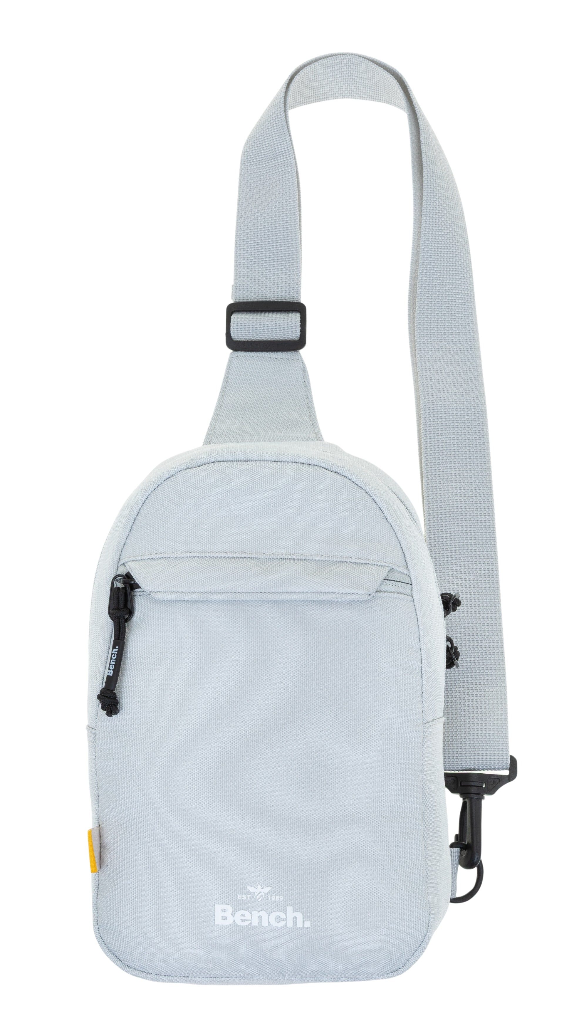 Bench. Umhängetasche Rucksack Crossbody Sling Bag Damen Herren klein, Fahrrad Tasche Konzert Festival Bag Umhängetasche + Etui