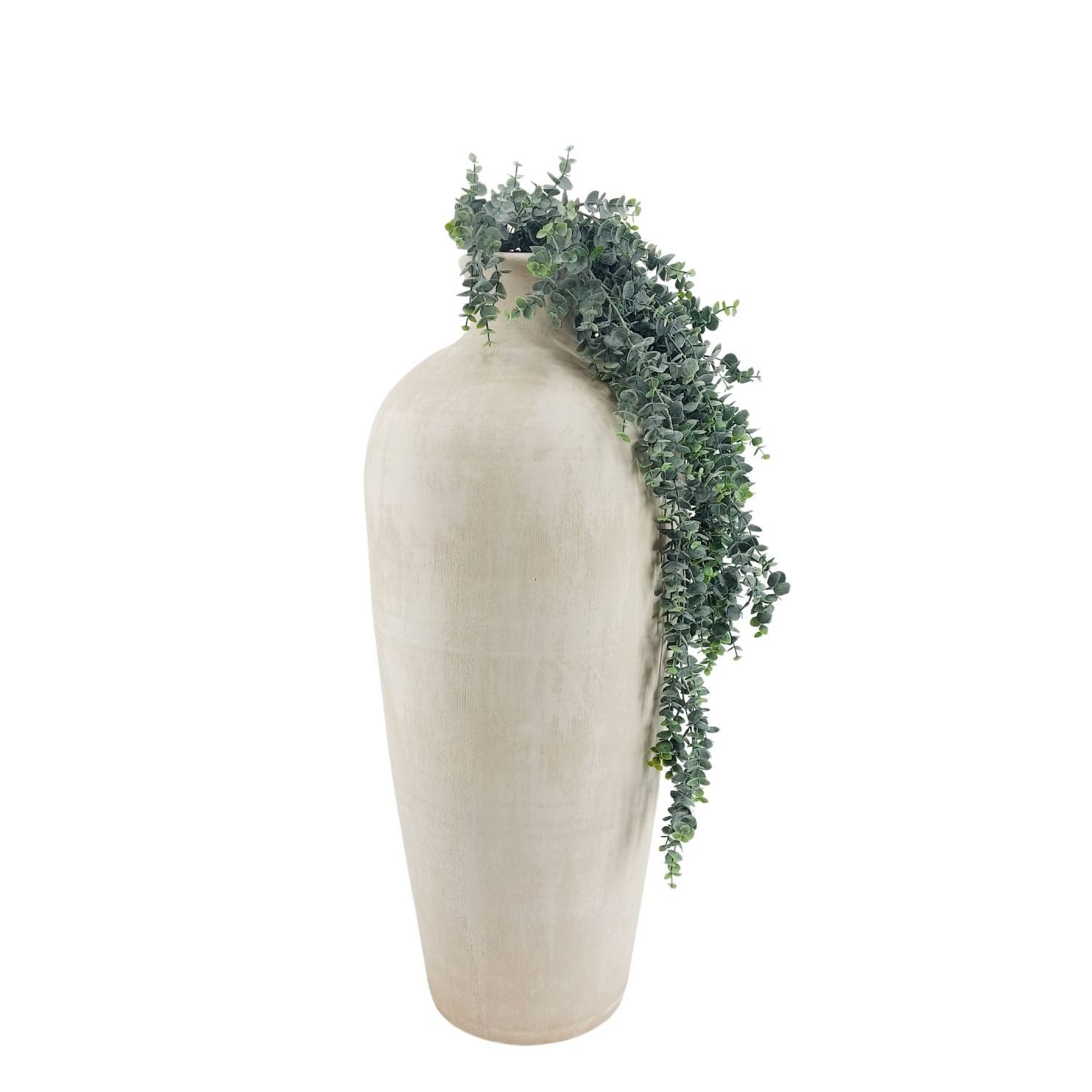 CreaFlor Home Bodenvase Avion, Farbe: Grau, Höhe: 80cm