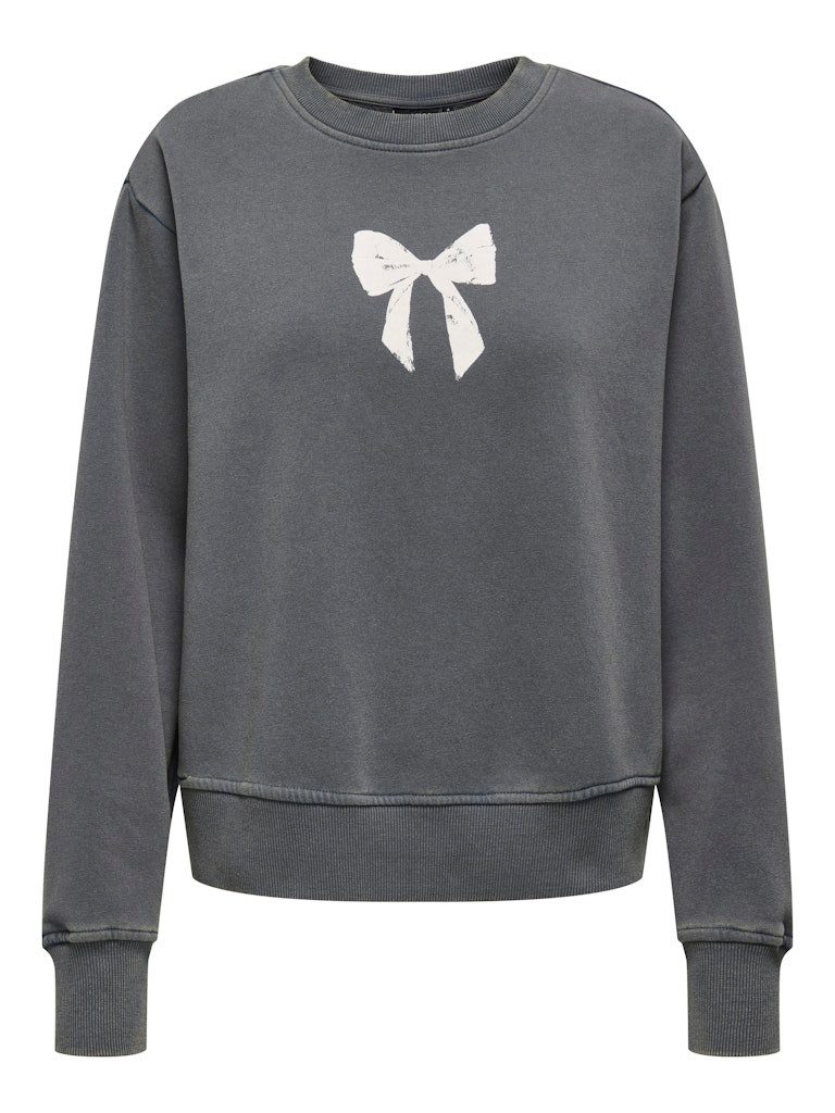 ONLY Sweatshirt ONLLUCINDA BOW L/S O-NECK BOX SWT günstig online kaufen