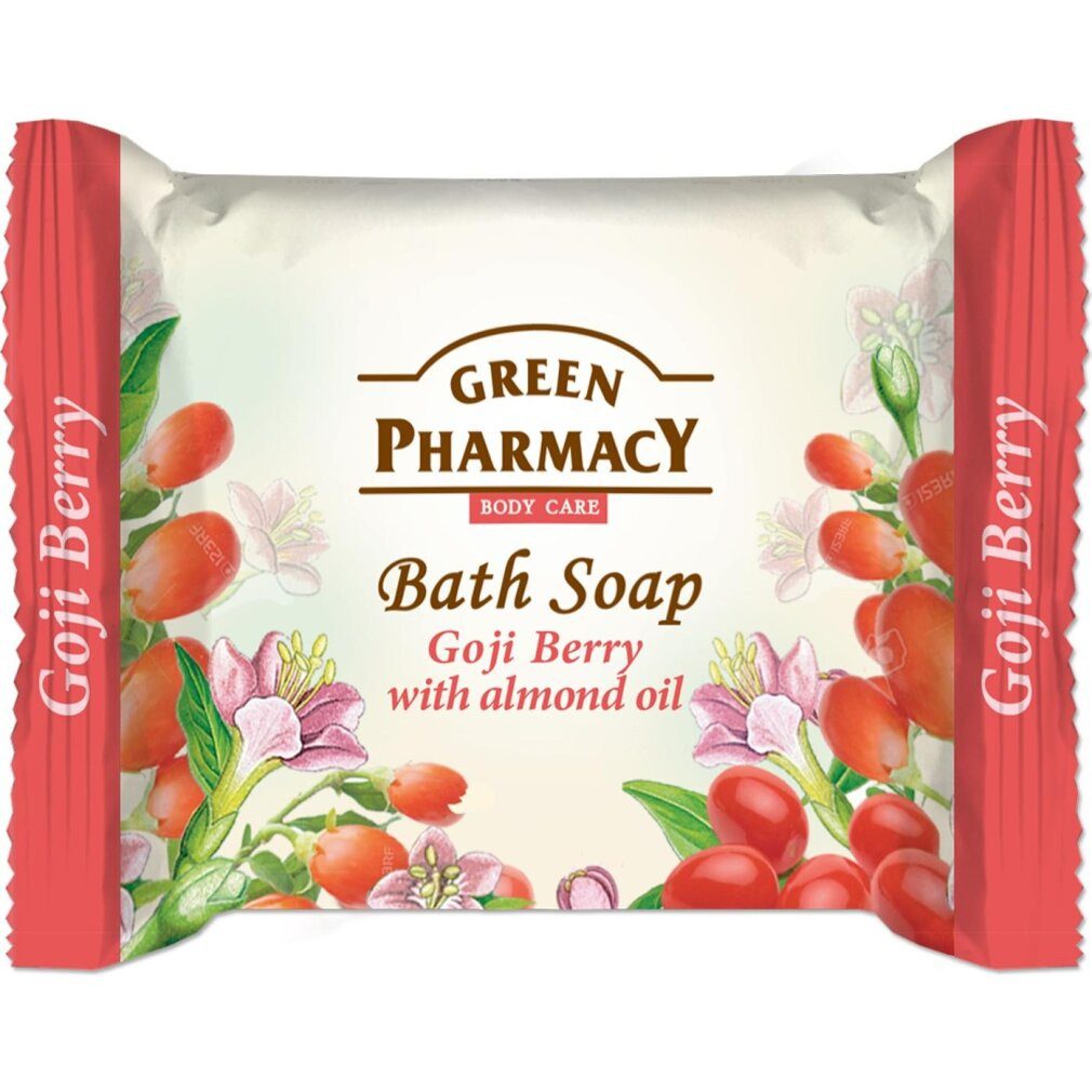Green Pharmacy Körperpflegemittel Badeseife in Goji-Beerentablette mit Mandelöl