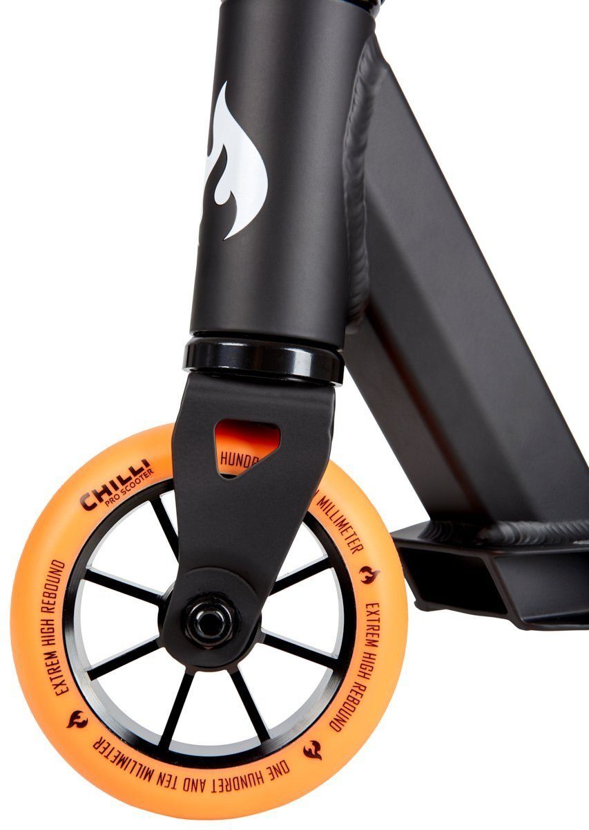 H=82cm orange Pro Stuntscooter Chilli Stunt-scooter schwarz / Base Chilli