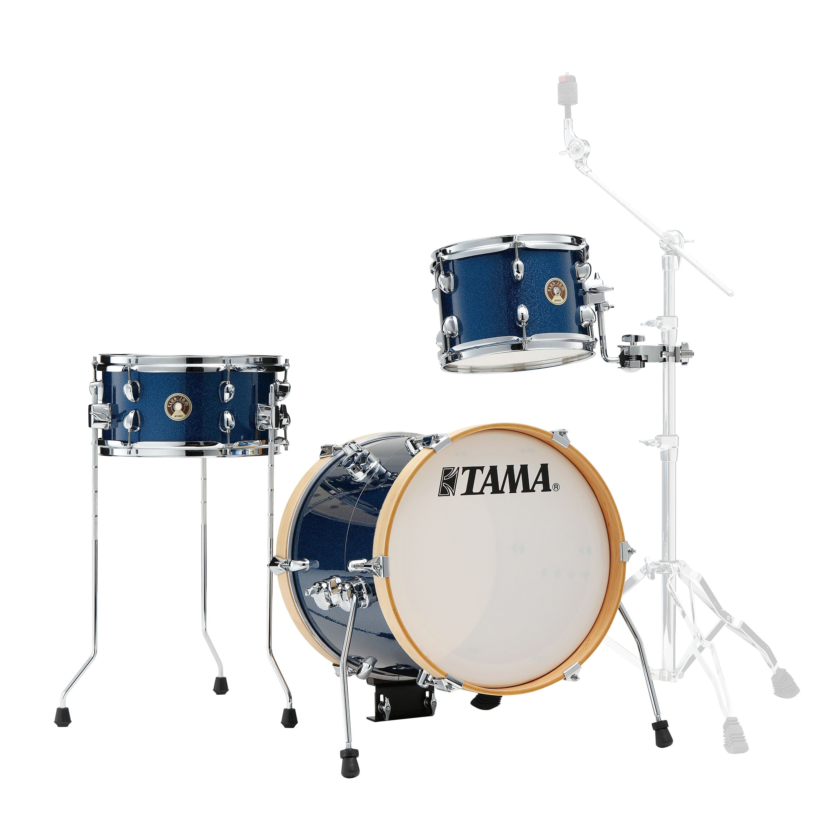 Tama Spielzeug-Musikinstrument, LJK36S-ISP Club Jam Suitcase Set Indigo Sparkle - Drum Kesselsätze