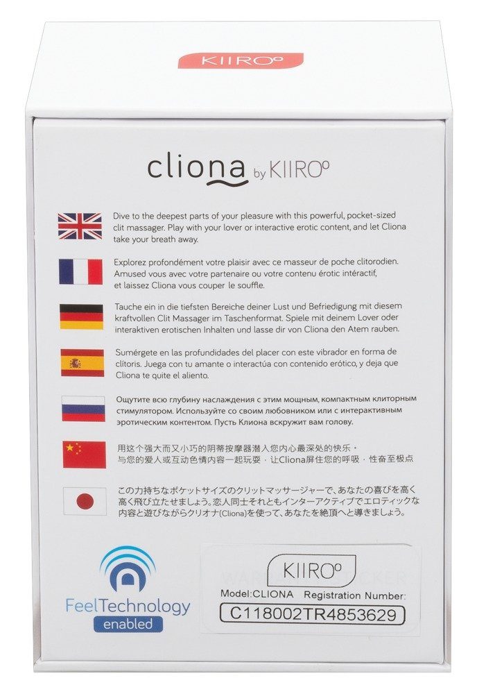 Auflege-Vibrator Purple KIIROO Cliona Kiiroo - Cliona