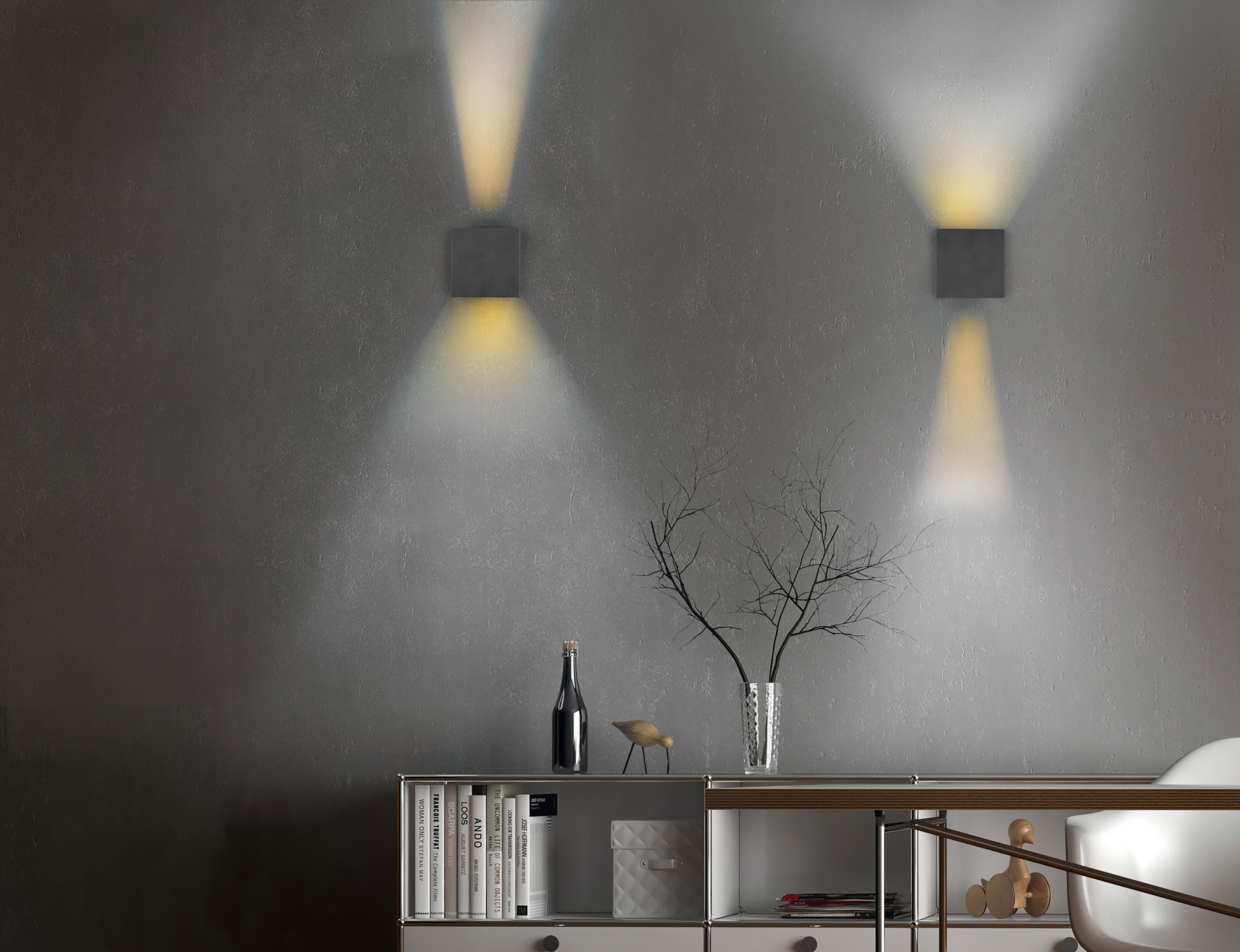 Reality Leuchten LED Wandleuchte TALENT, LED Wandlampe mit Magnet Wandhalte günstig online kaufen