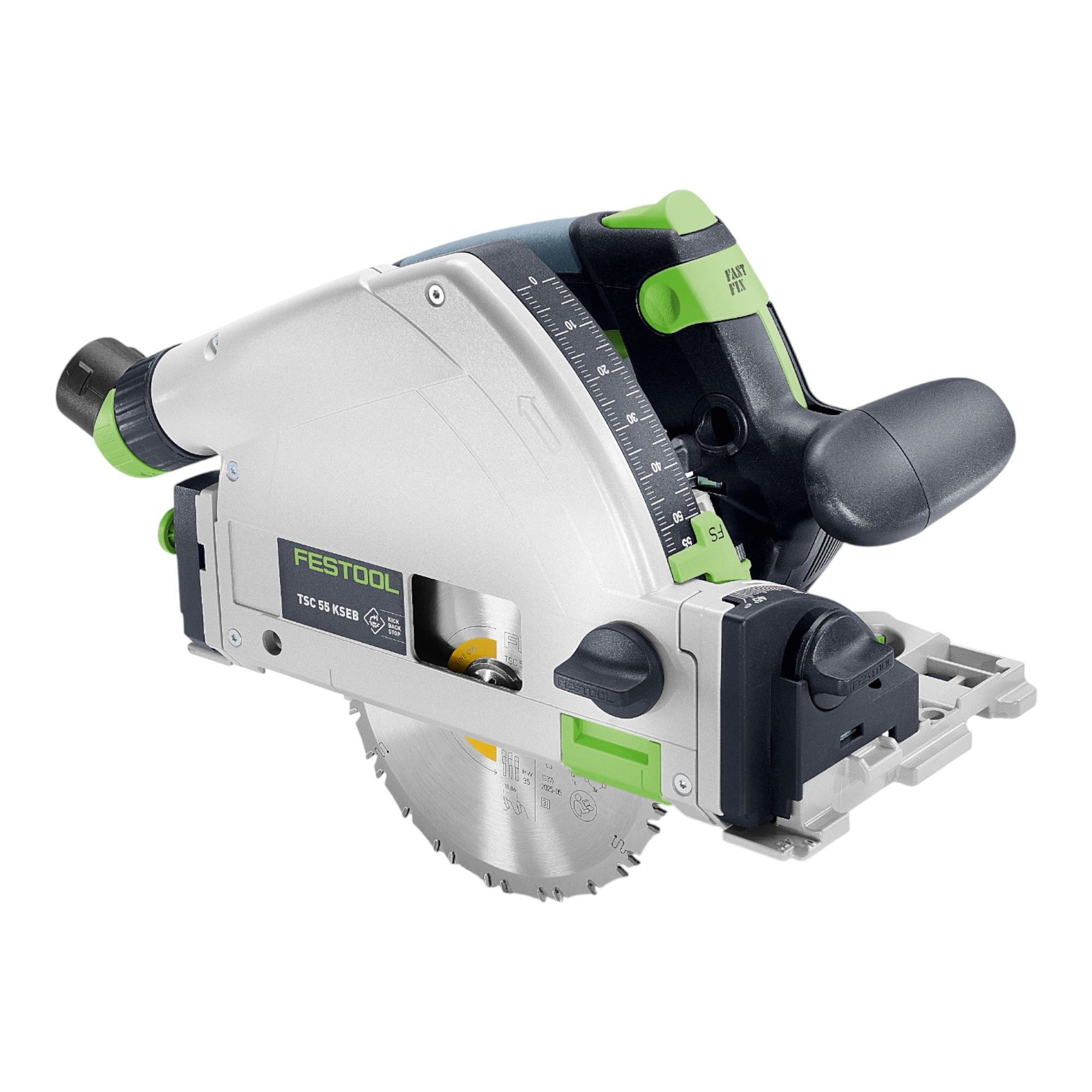 FESTOOL Kompakt-Handkreissäge TSC 55 KSEB-Basic Tauchsäge 18 V 160 mm Brushless (577988) + Systainer