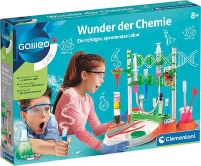 Clementoni® Experimentierkasten Galileo, Wunder der Chemie, Made in Europe