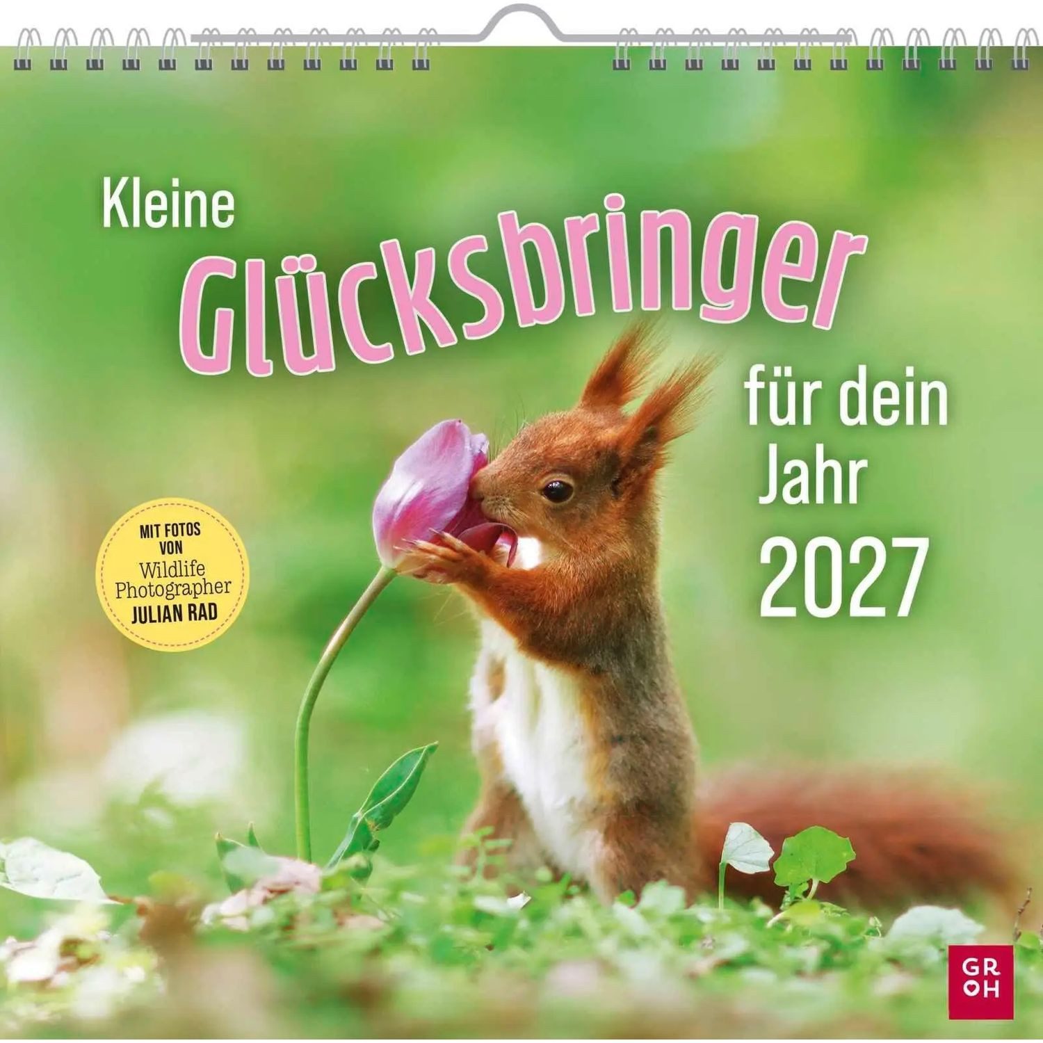groh Verlag Wandkalender Wandkalender 2027: Kleine Glücksbringer für dein Jahr