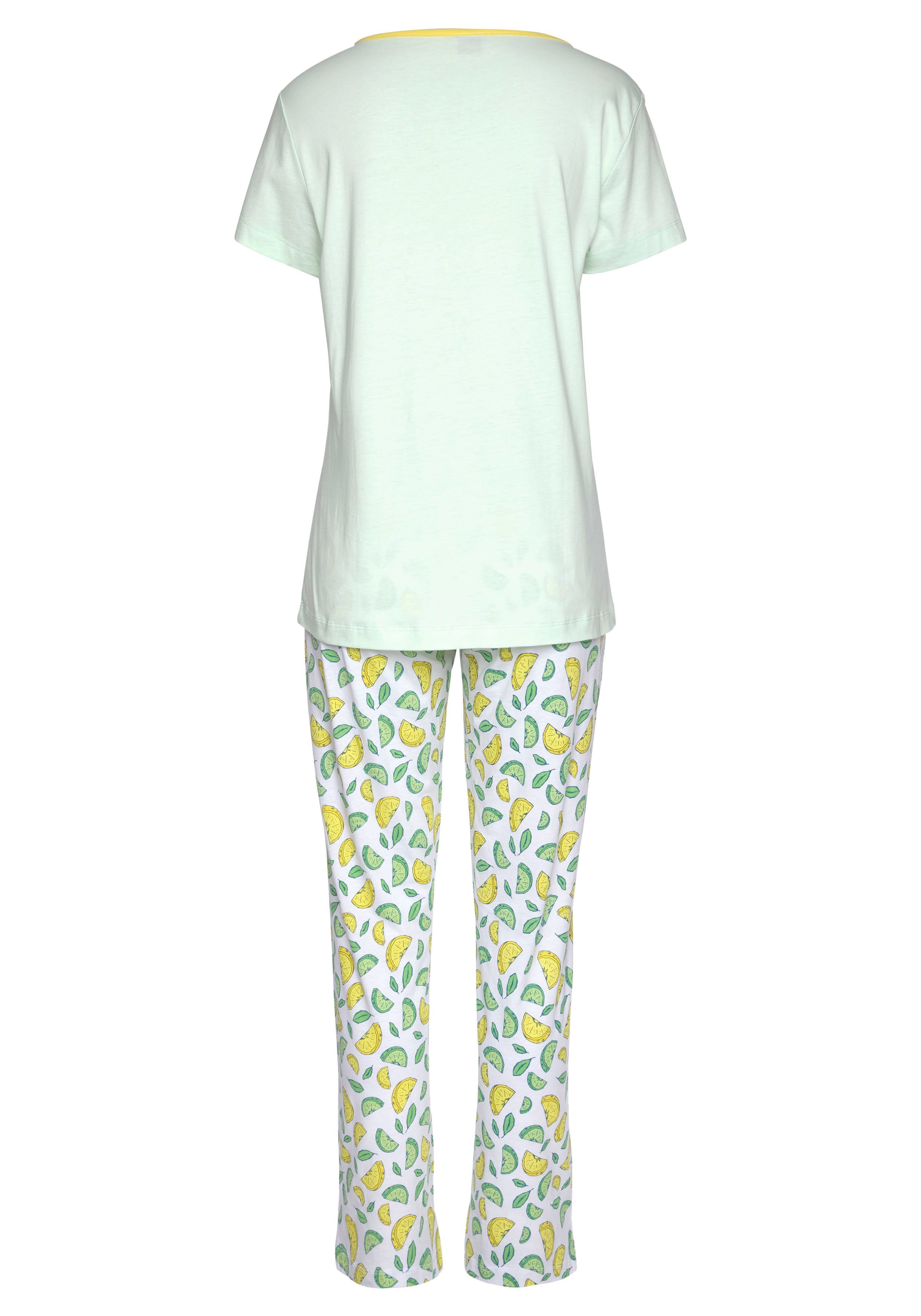 PEANUTS Pyjama (2 1 Stück) tlg., mit Snoopy-Print