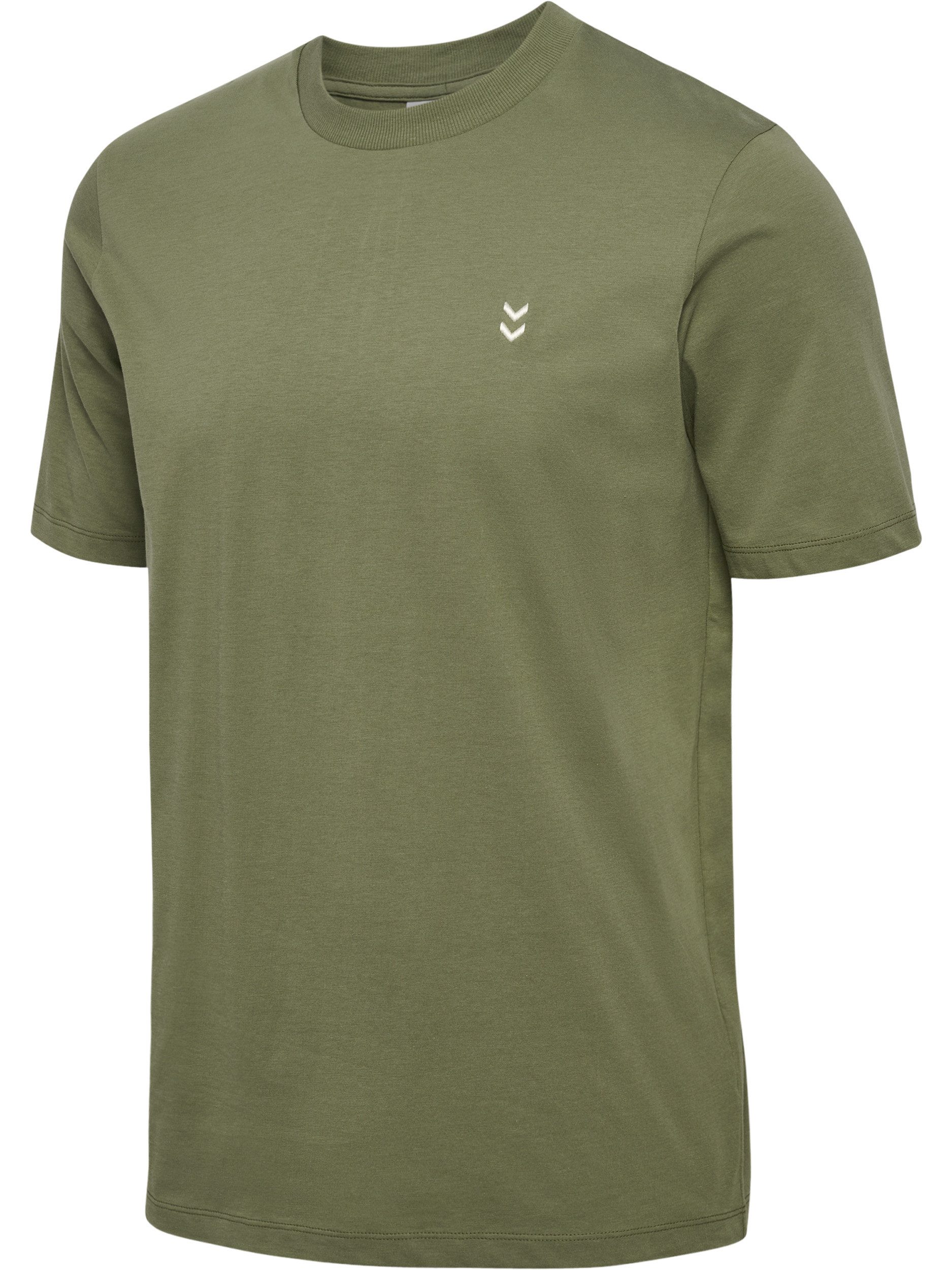 hummel Kurzarmshirt hmlPULSE T-SHIRT DEEP LICHEN GREEN