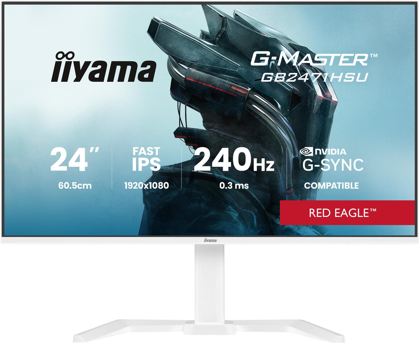 Iiyama Gaming-LED-Monitor (1920 x 1080, 240 Hz, Fast IPS)