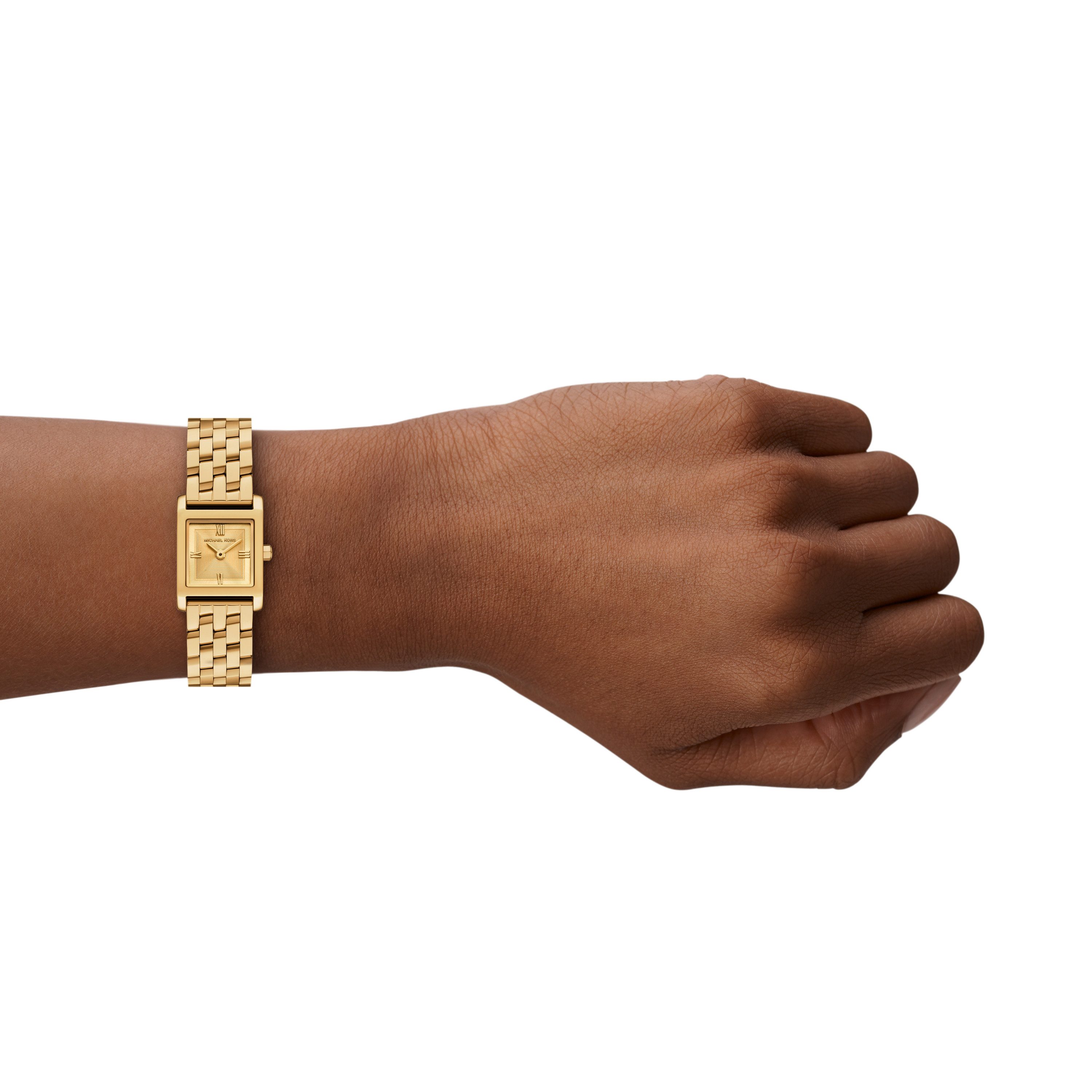 MICHAEL KORS Quarzuhr GEORGIE MK4931, Armbanduhr, Damenuhr, Edelstahlarmband, analog
