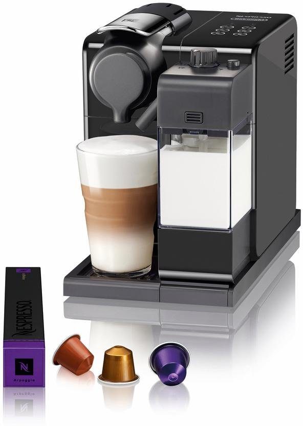 Nespresso Kapselmaschine Lattissima Touch EN 560.B von DeLonghi, Black,  inkl. Willkommenspaket mit 14 Kapseln